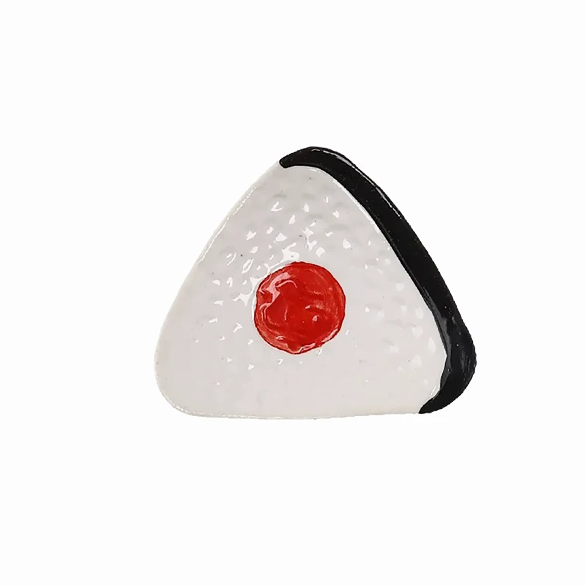 Petite assiette Mino-yaki en forme d’onigiri