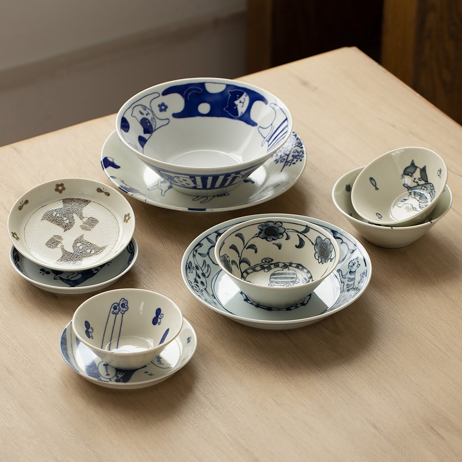 ASSIETTE avec motif CHAT MIGNON