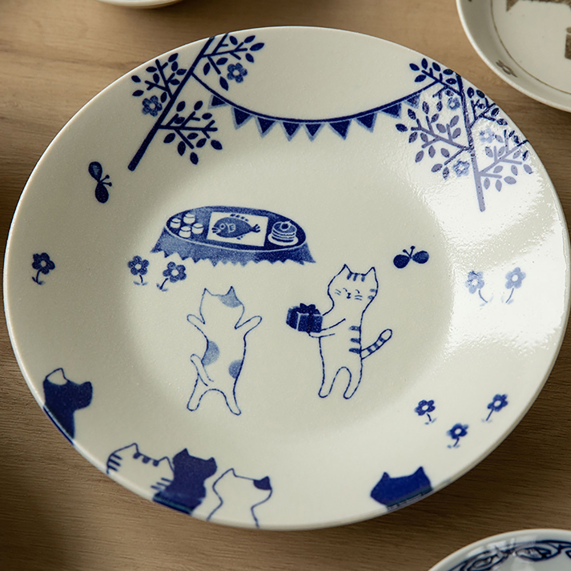 ASSIETTE avec motif CHAT MIGNON
