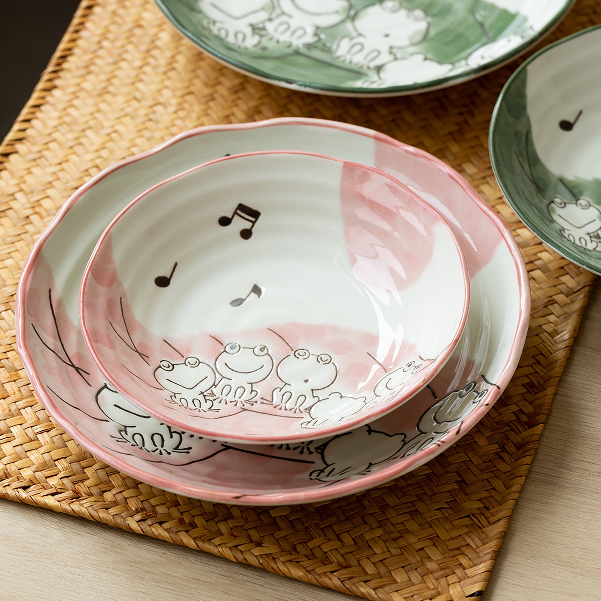 ASSIETTE GRENOUILL de MINO