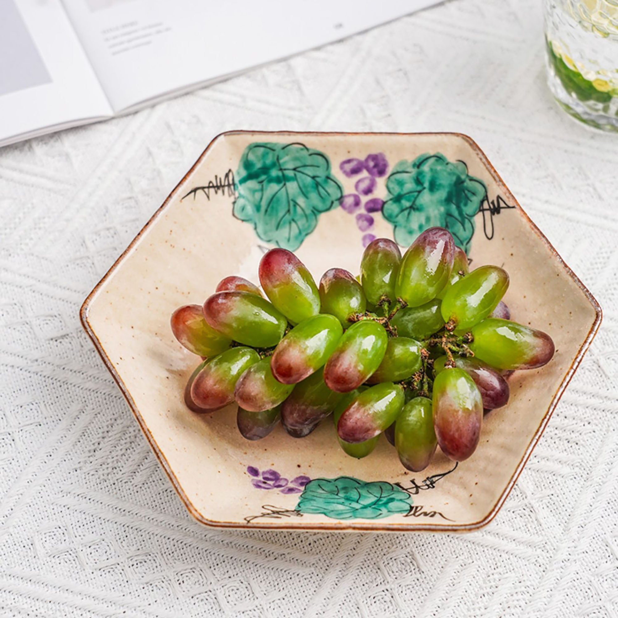 ASSIETTE HEXAGONAL DE MINO