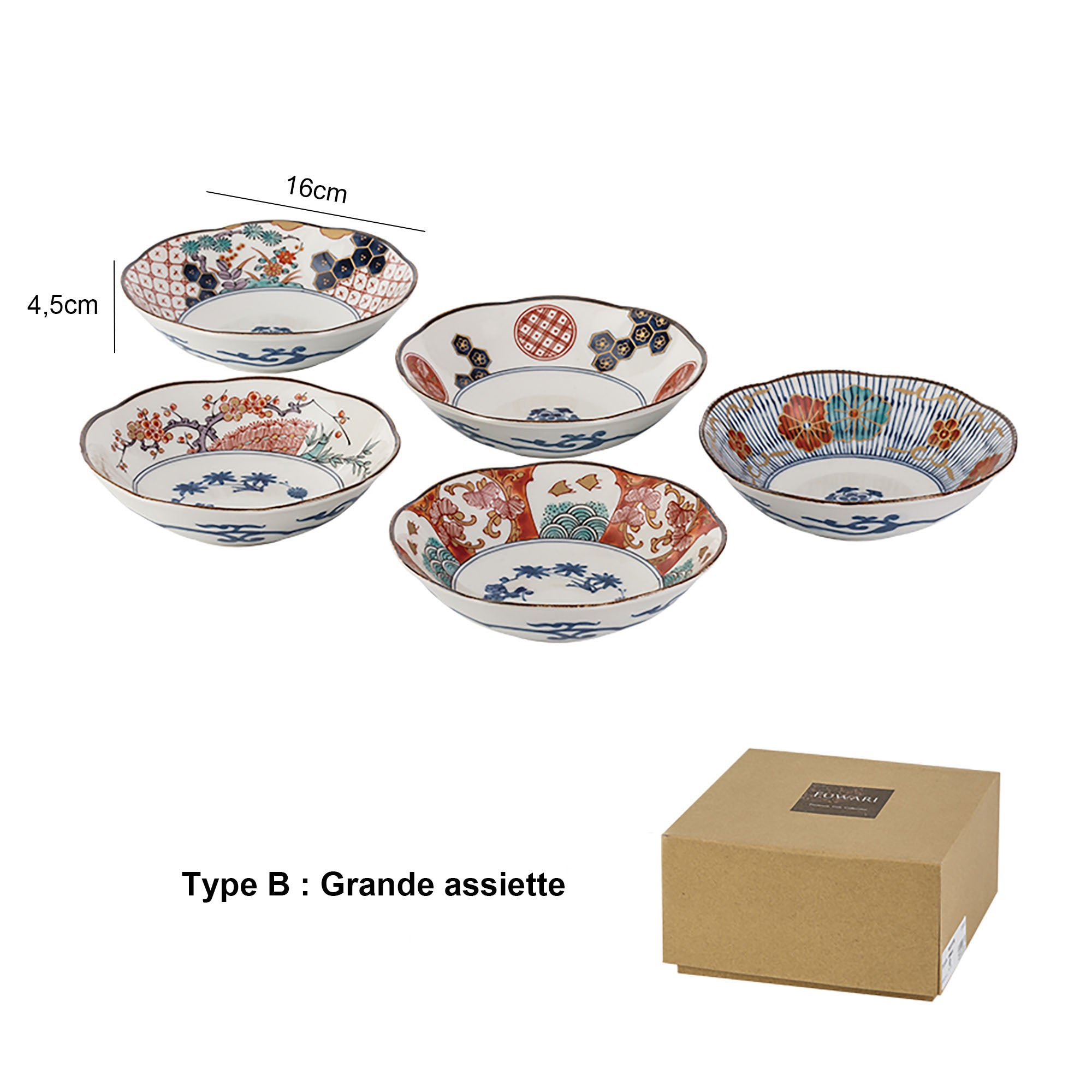 Koimari plates こいまり