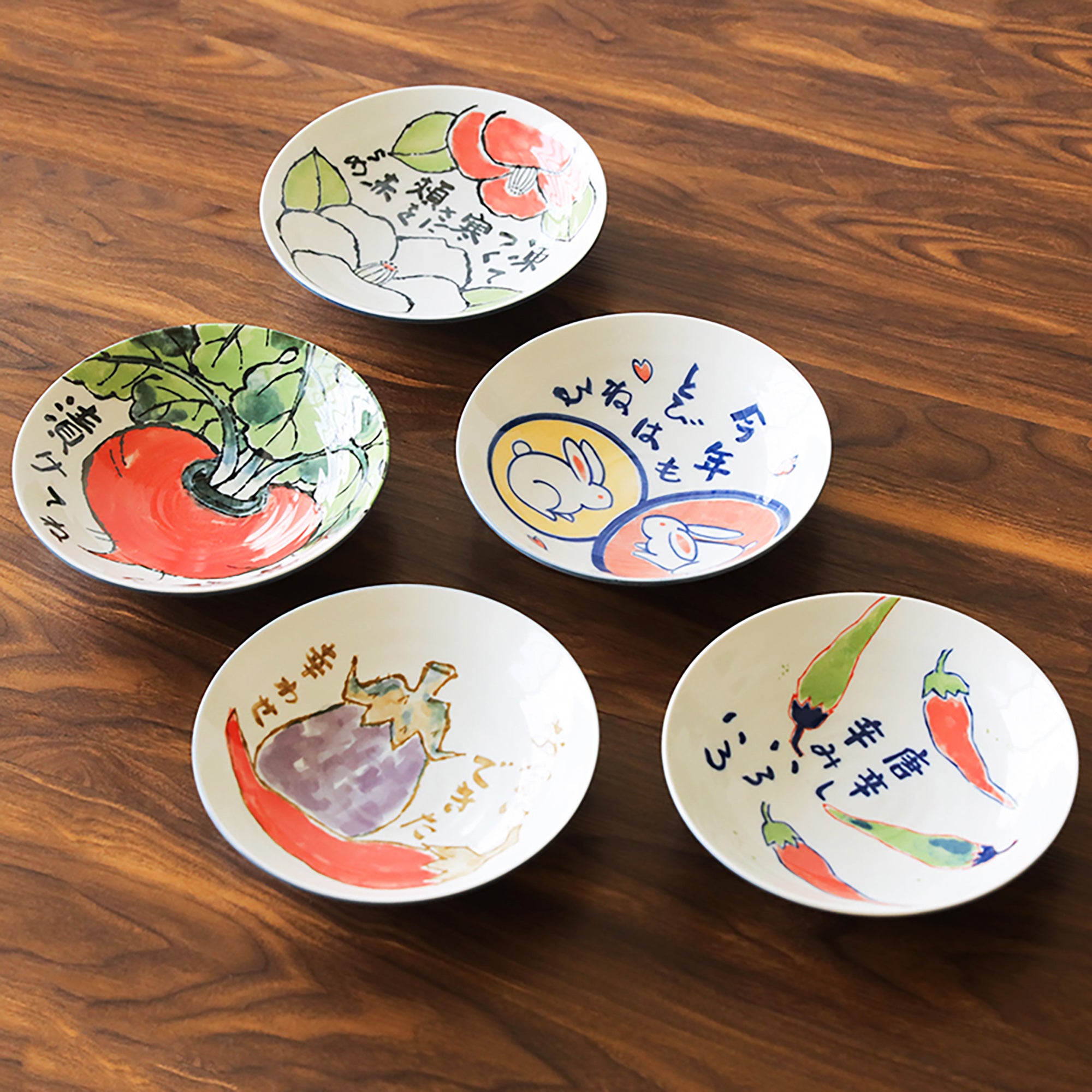 ASSIETTE MOTIF LEGUM MINO