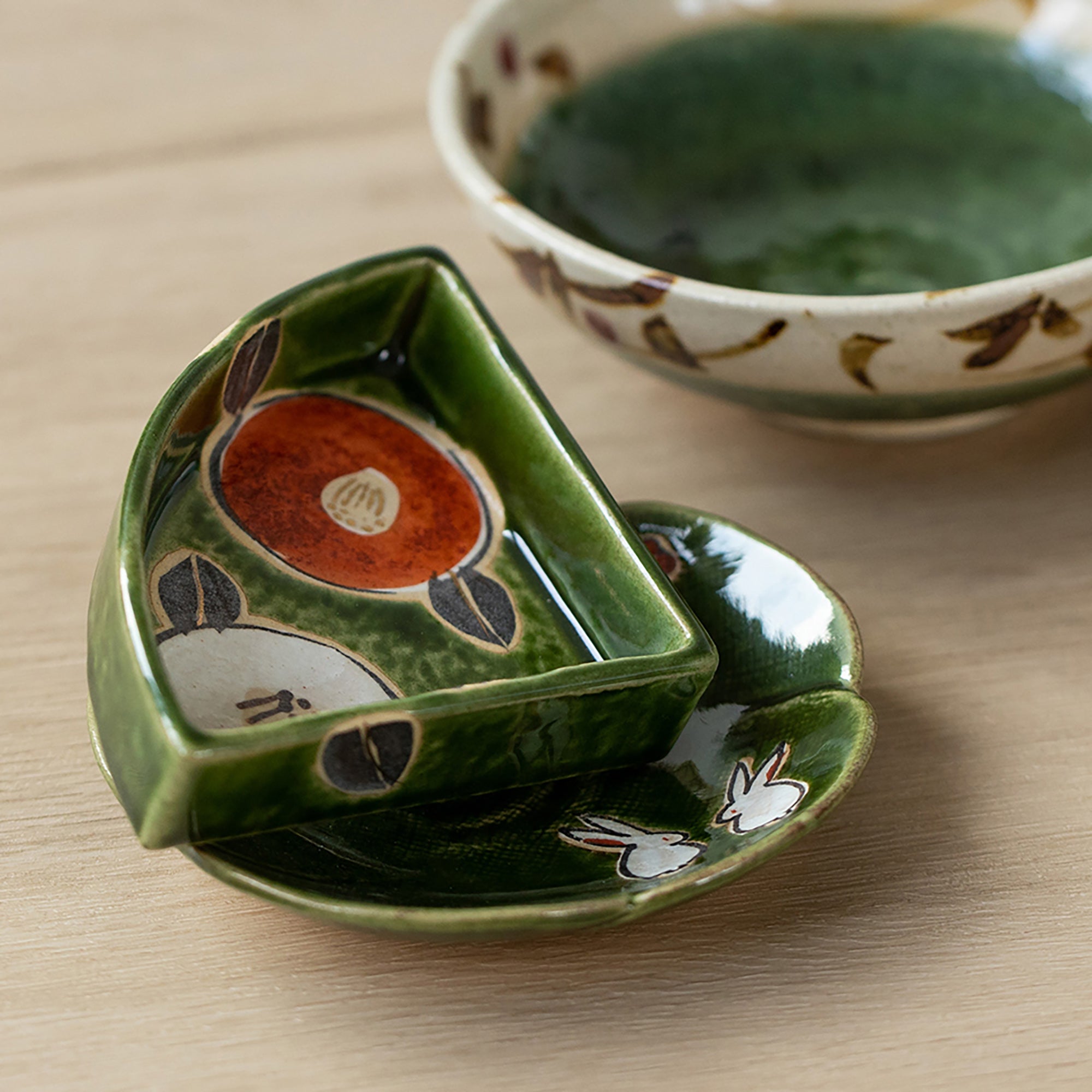 ASSIETTE-SETO-VERT