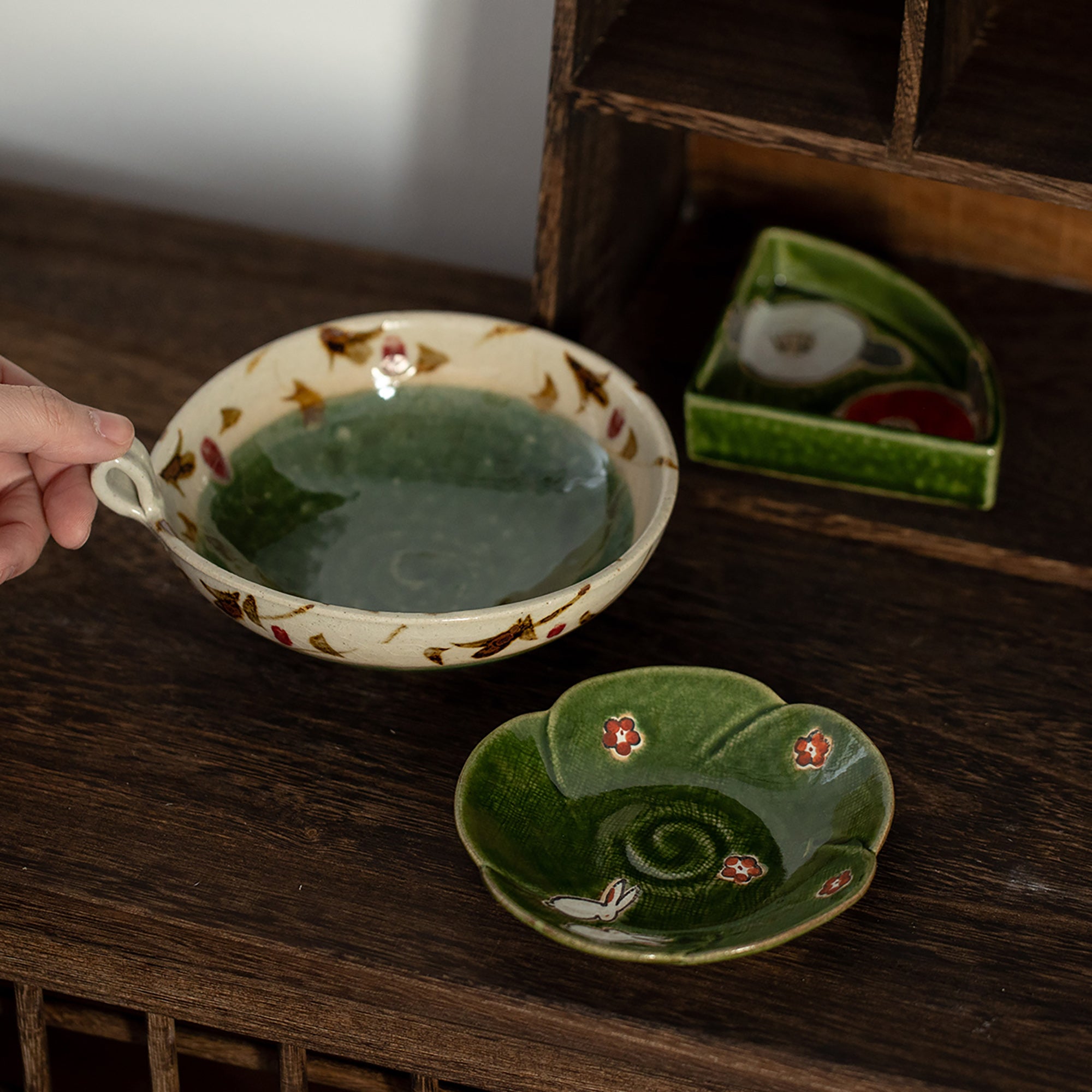 ASSIETTE-SETO-VERT