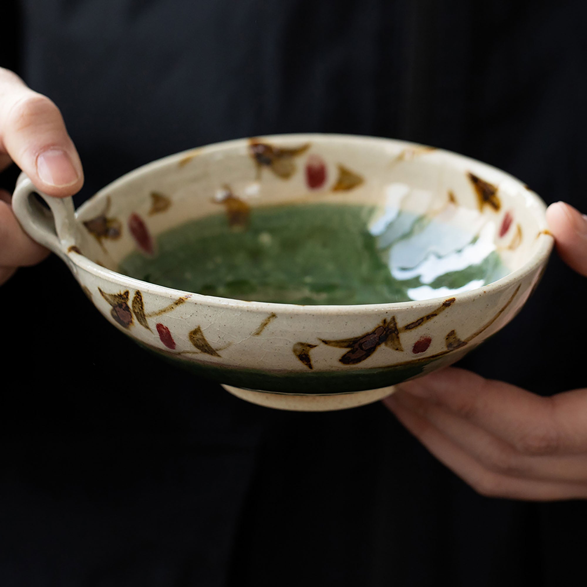 ASSIETTE-SETO-VERT