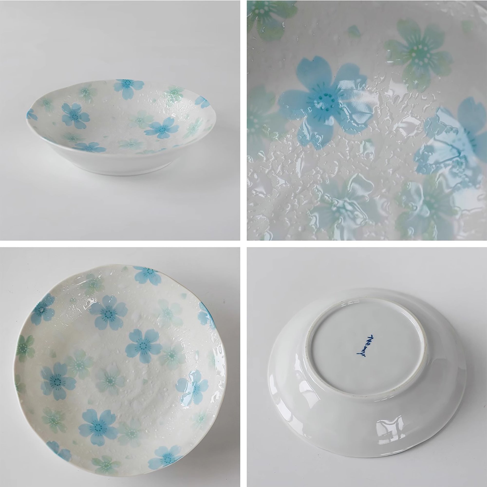 Assiette en céramique Minoyaki avec Émail nacré