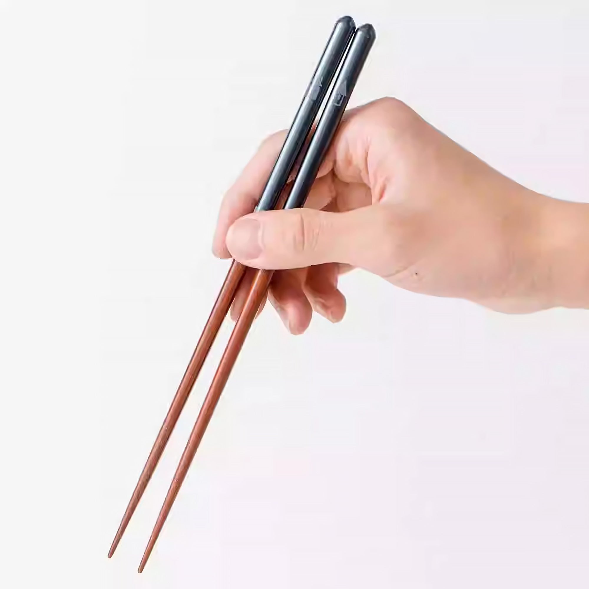 Baguettes en bois naturel Ishida avec Thème “Happy life”