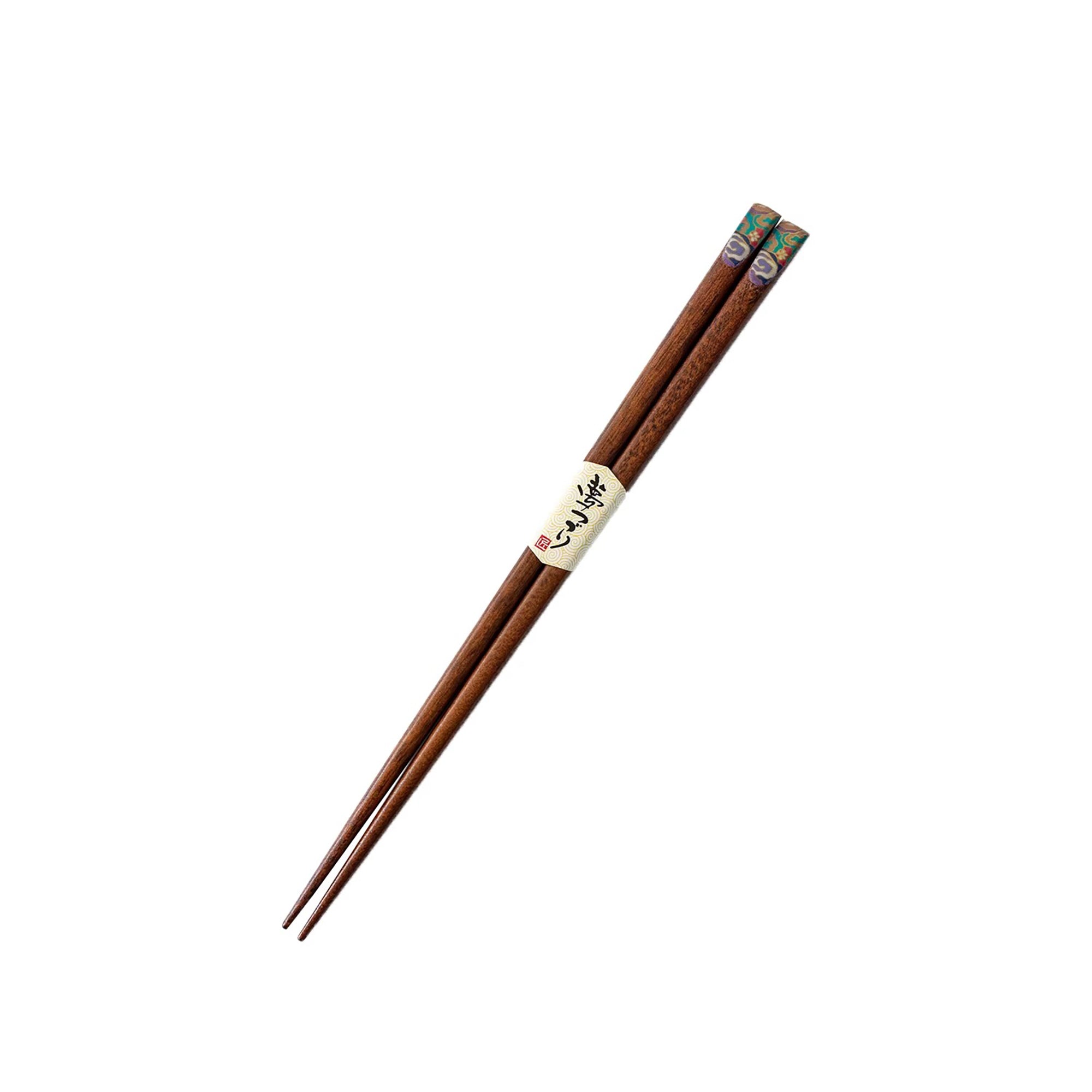 Baguettes Tanaka en bois naturel pointe fine