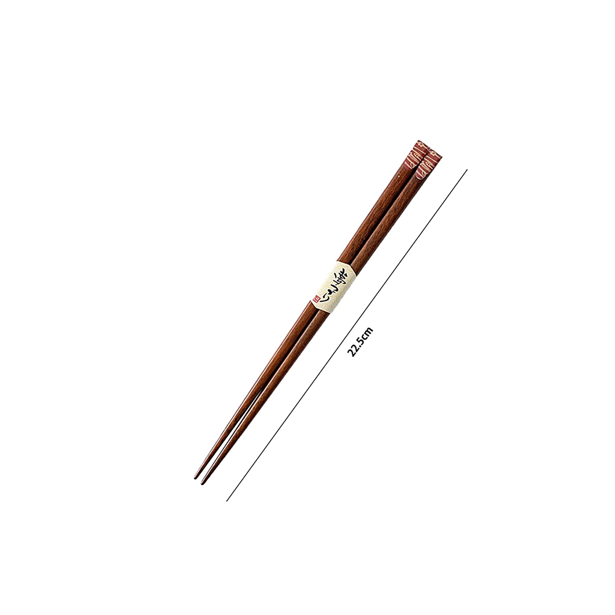 Baguettes Tanaka en bois naturel pointe fine
