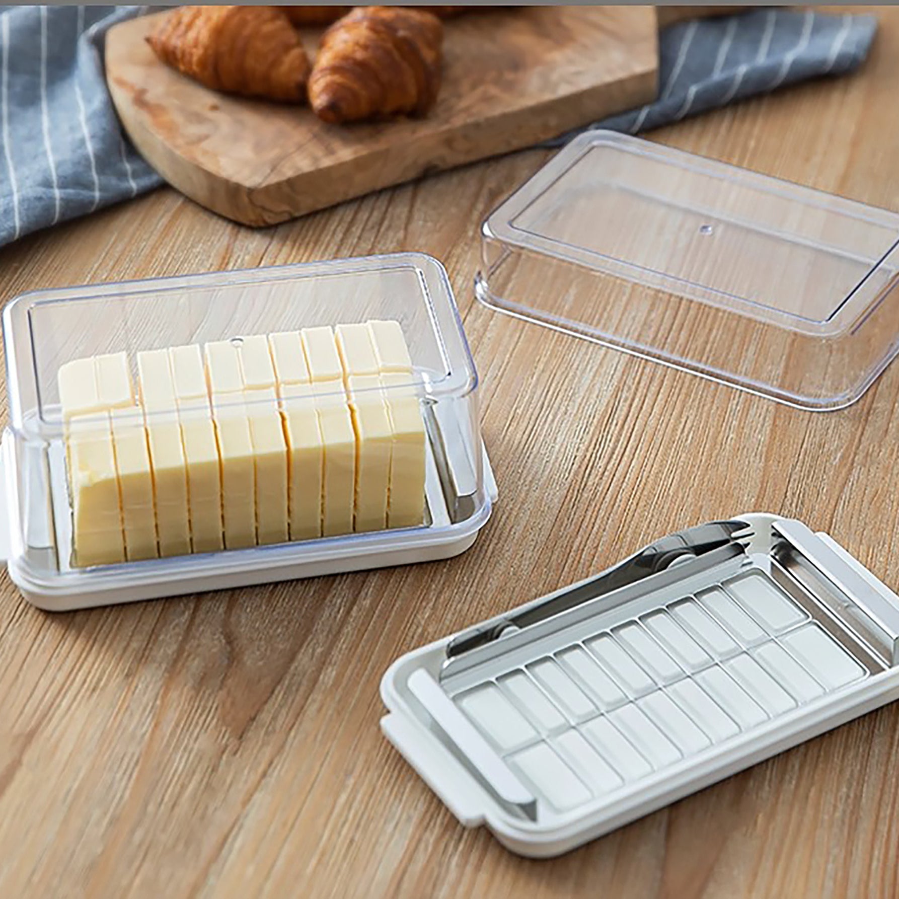Boîte Skater pour découper et conserver le beurre