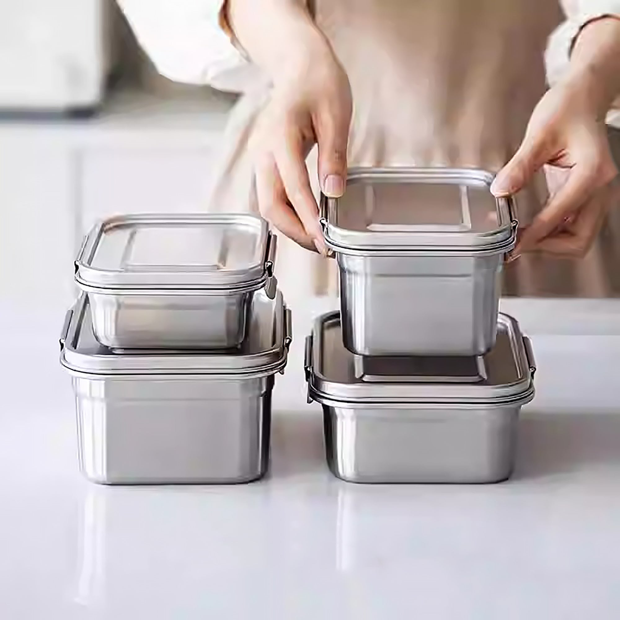 Boîte alimentaire SHIMOYAMA en inox