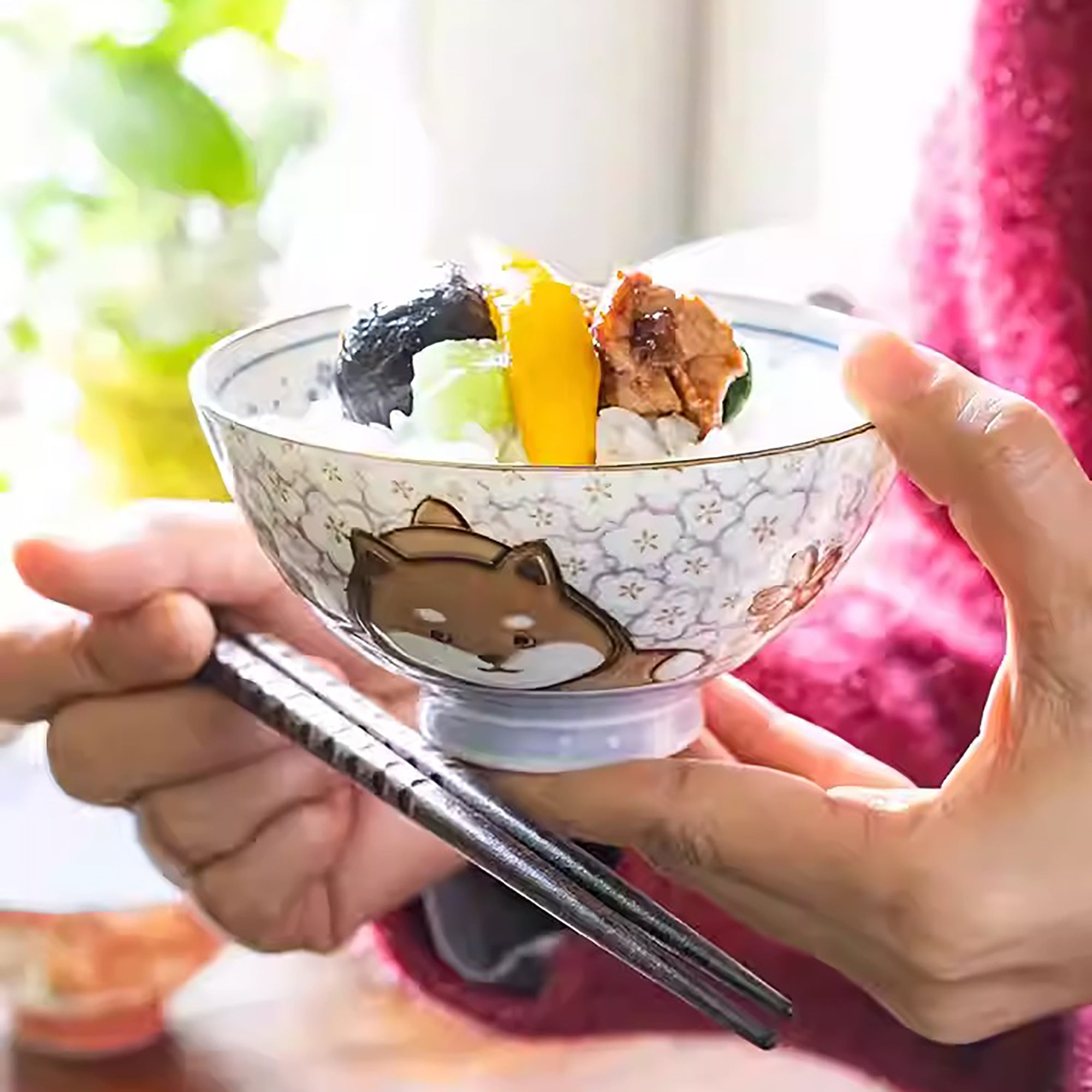 Bol à riz avec mignons motifs d&