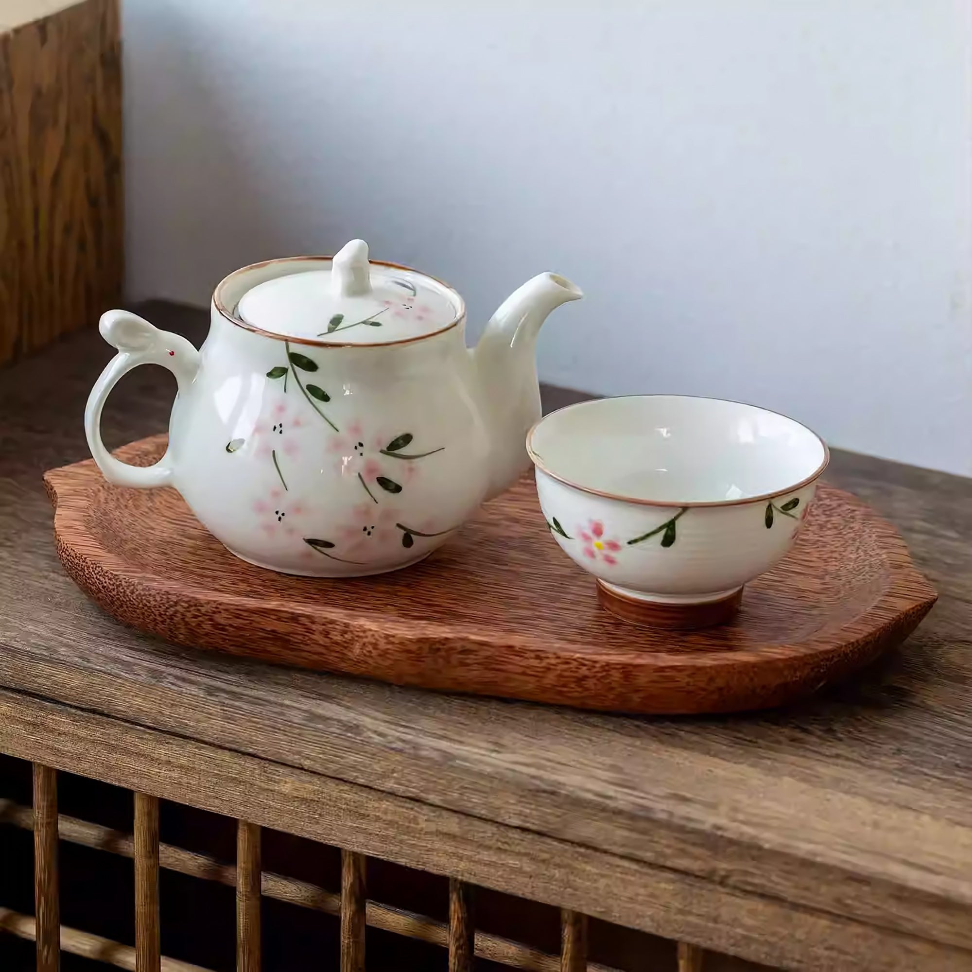 Assiette en bois de coco naturel