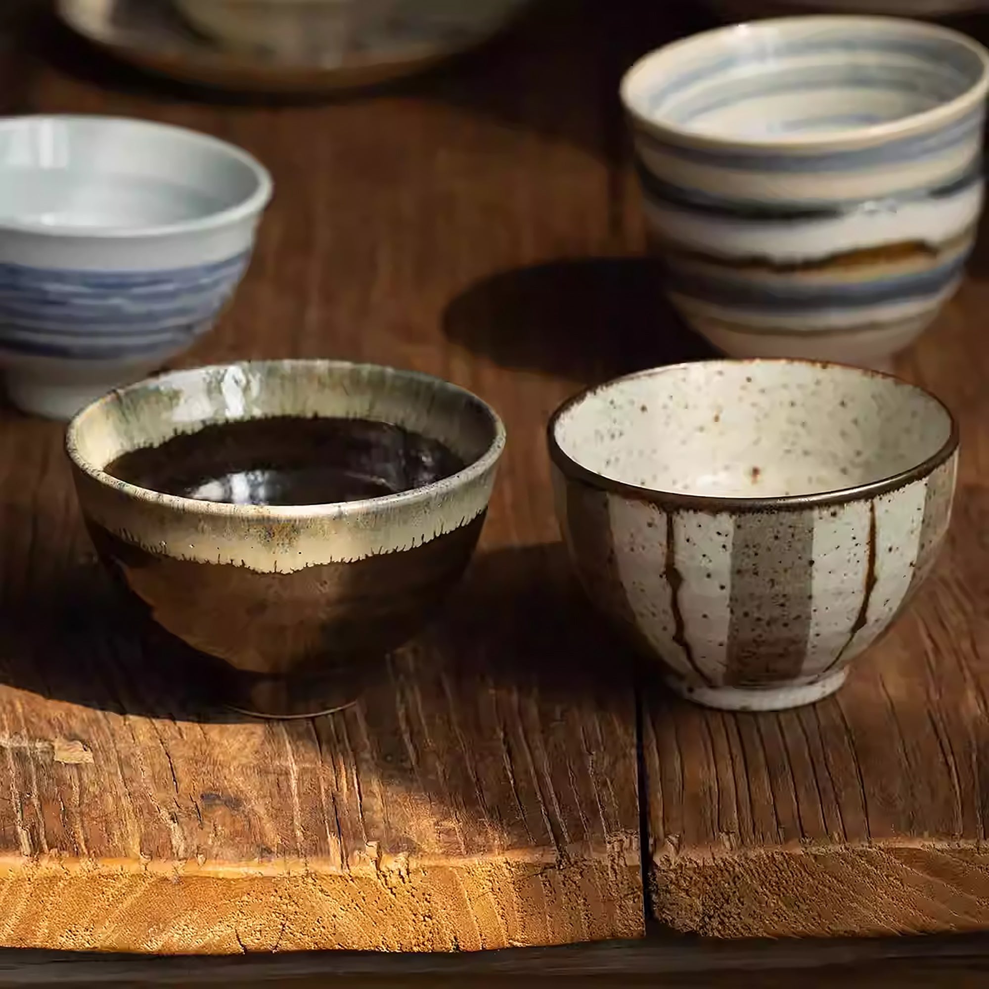 Bol en céramique Mino-yaki style minimaliste japonais