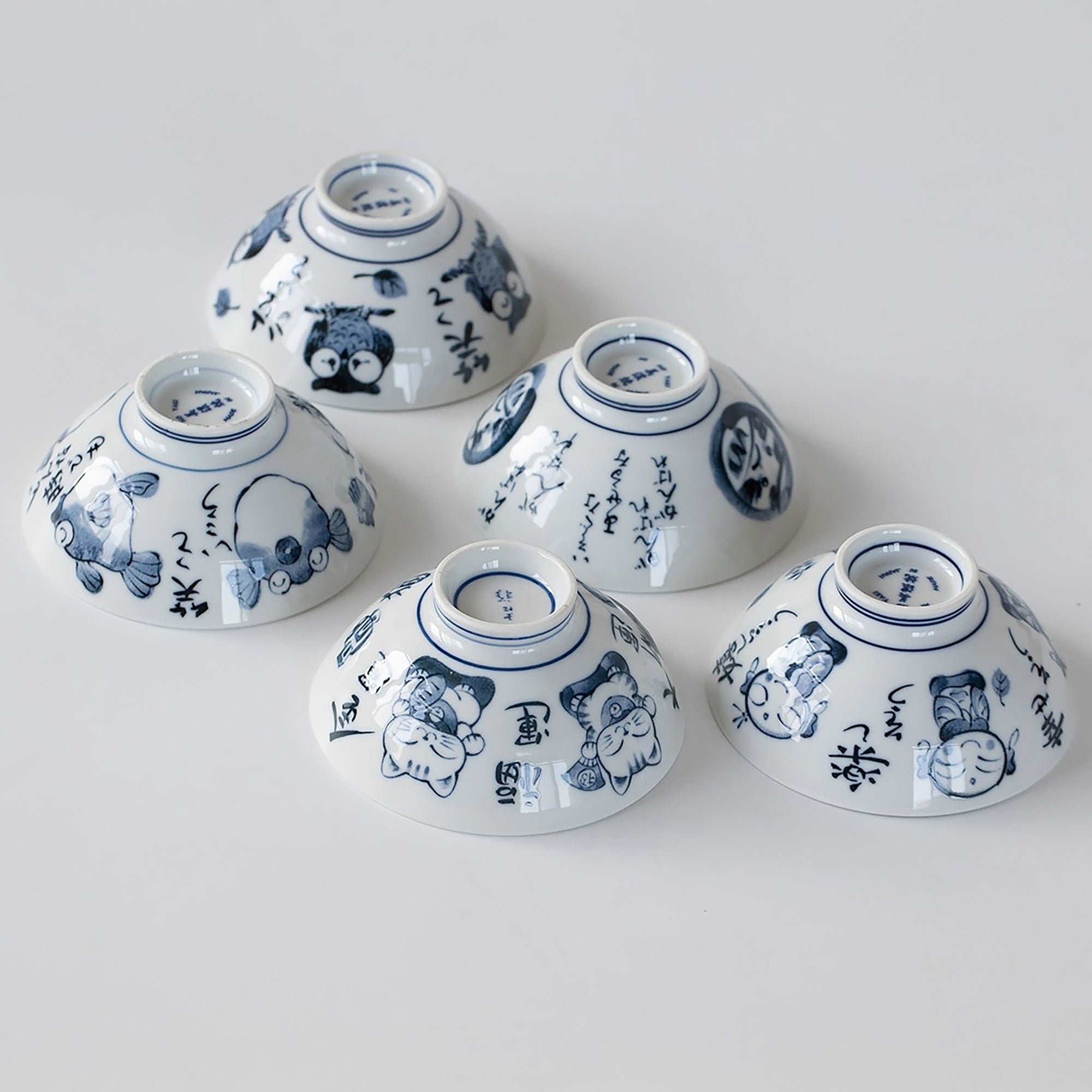 Bol en porcelaine Minoyaki série “Bonne Fortune”