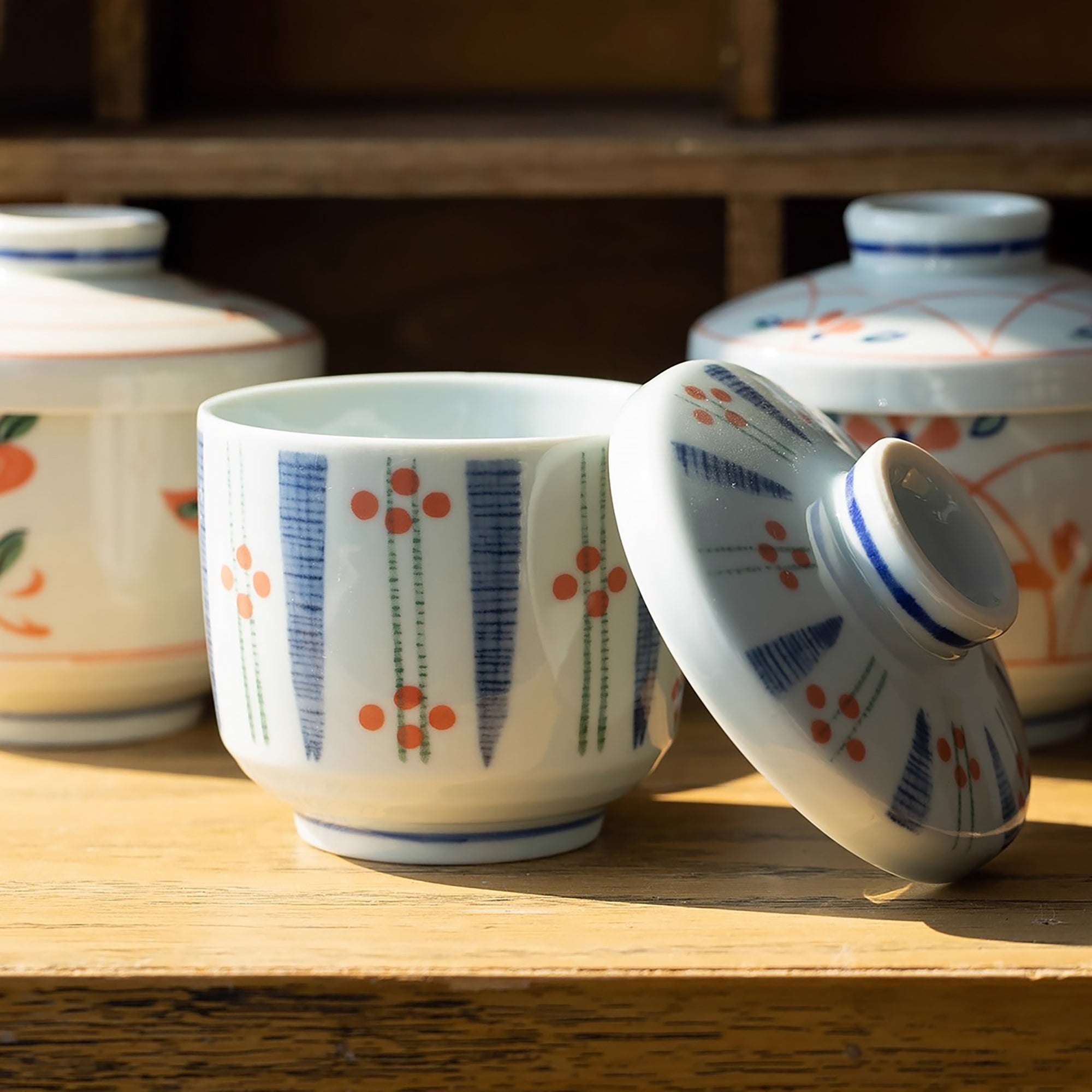 Bol à chawanmushi en céramique de Minoyaki