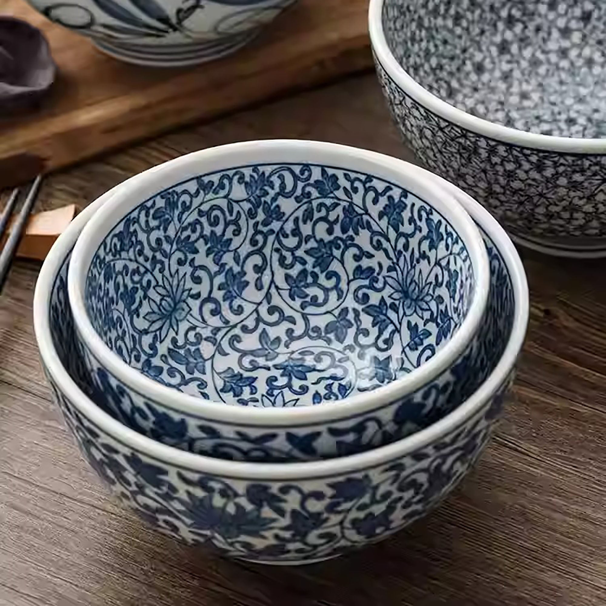 Traditional Japanese bowls