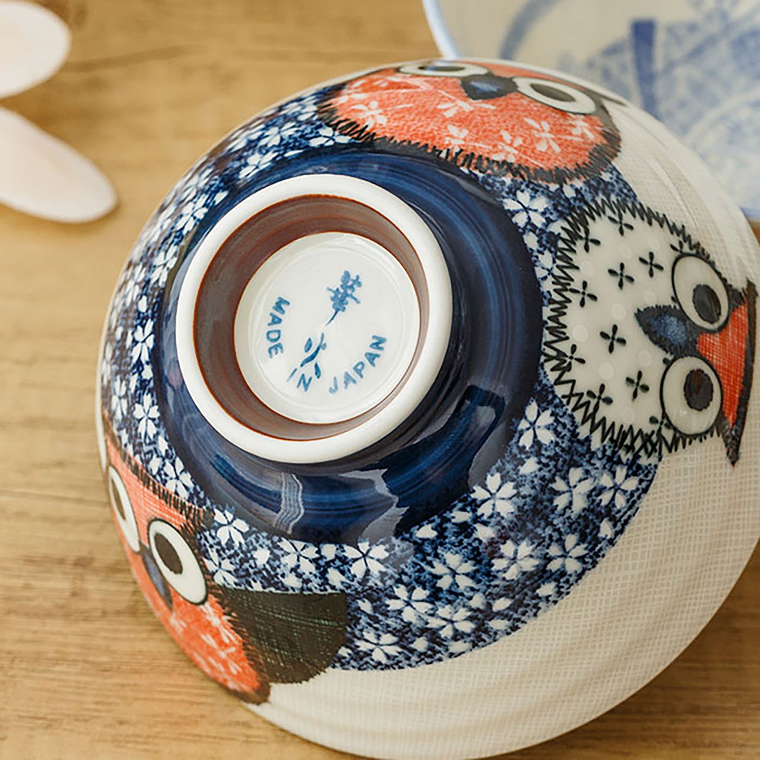 Bols à riz avec mignon dessin Hibou