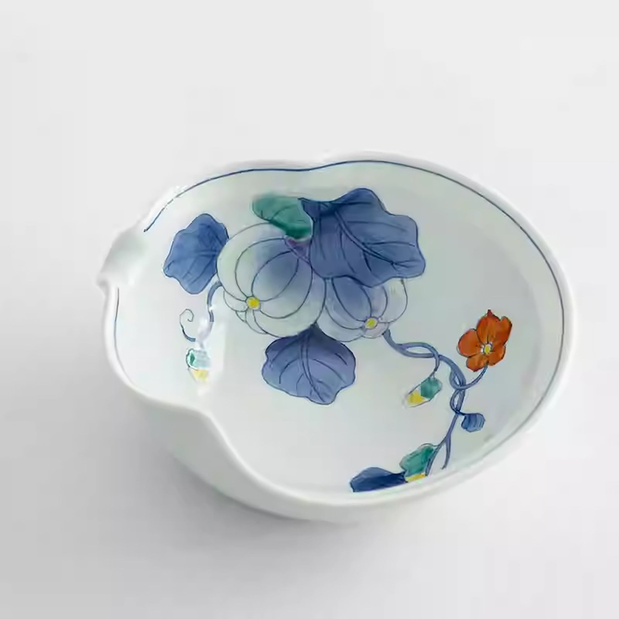 Bol profond Arita motif fleur de gourde
