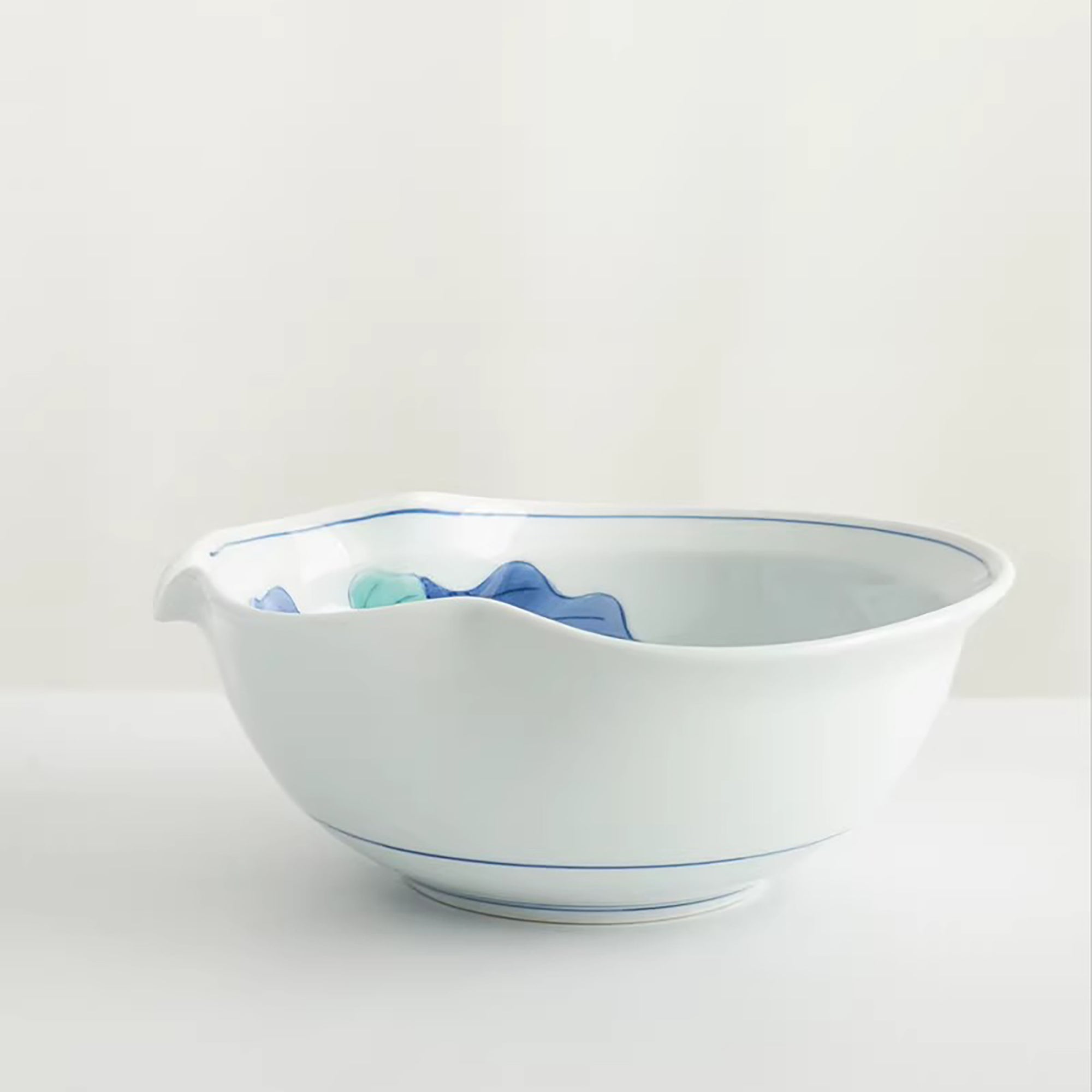 Bol profond Arita motif fleur de gourde