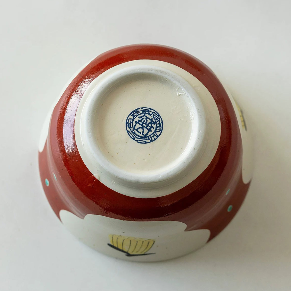 Bol à chawanmushi Setoyaki à décor Aka-e
