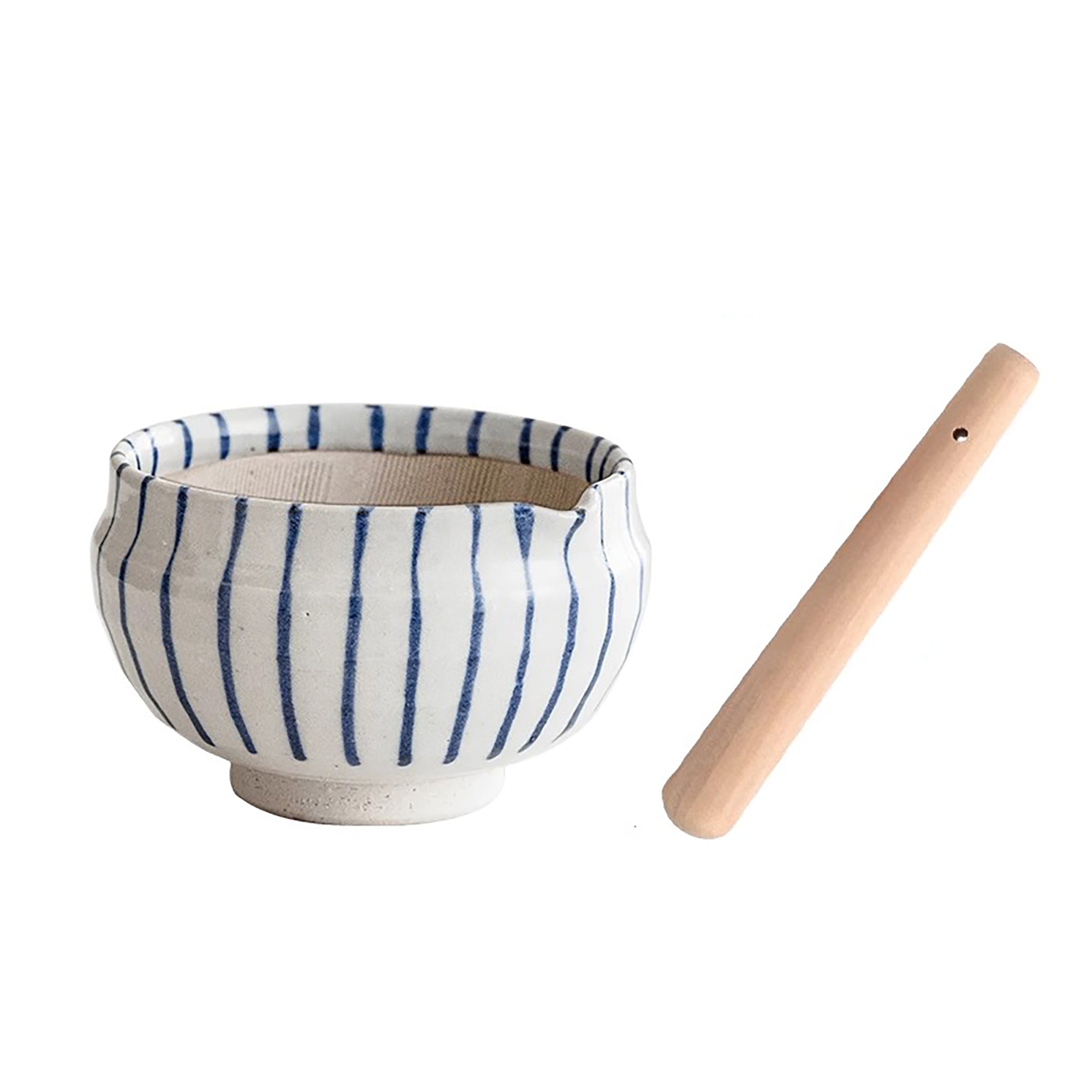 Bol à moudre japonais en céramique Seto-yaki