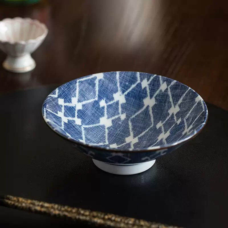 Bol à ramen Arita-yaki sous émail style kasa