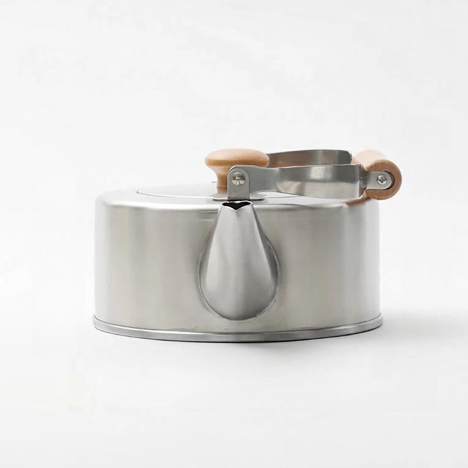 Bouilloire japonaise en inox FREIZ avec poignée en bois