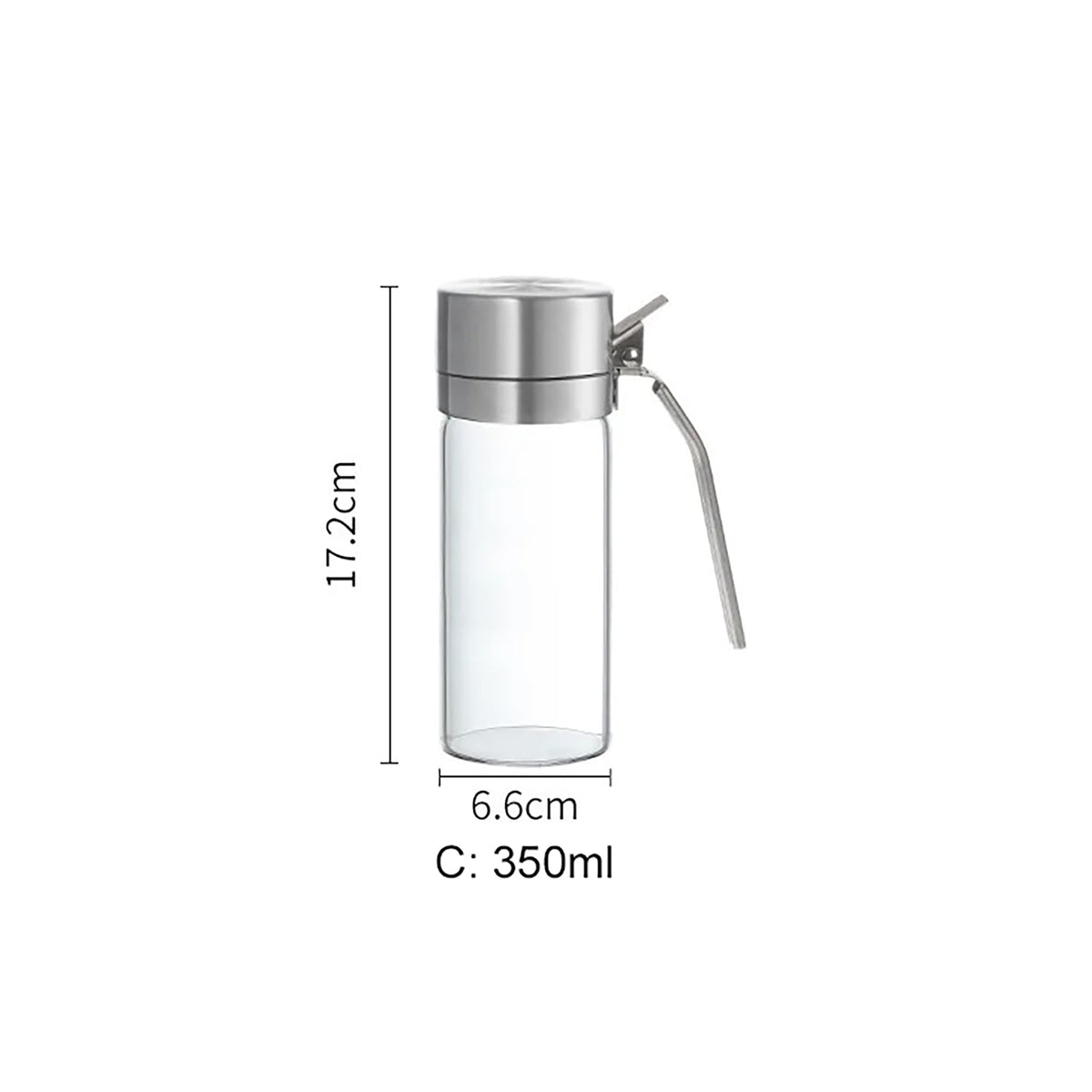 Bouteille à huile japonaise SHIMOYAMA en verre borosilicate