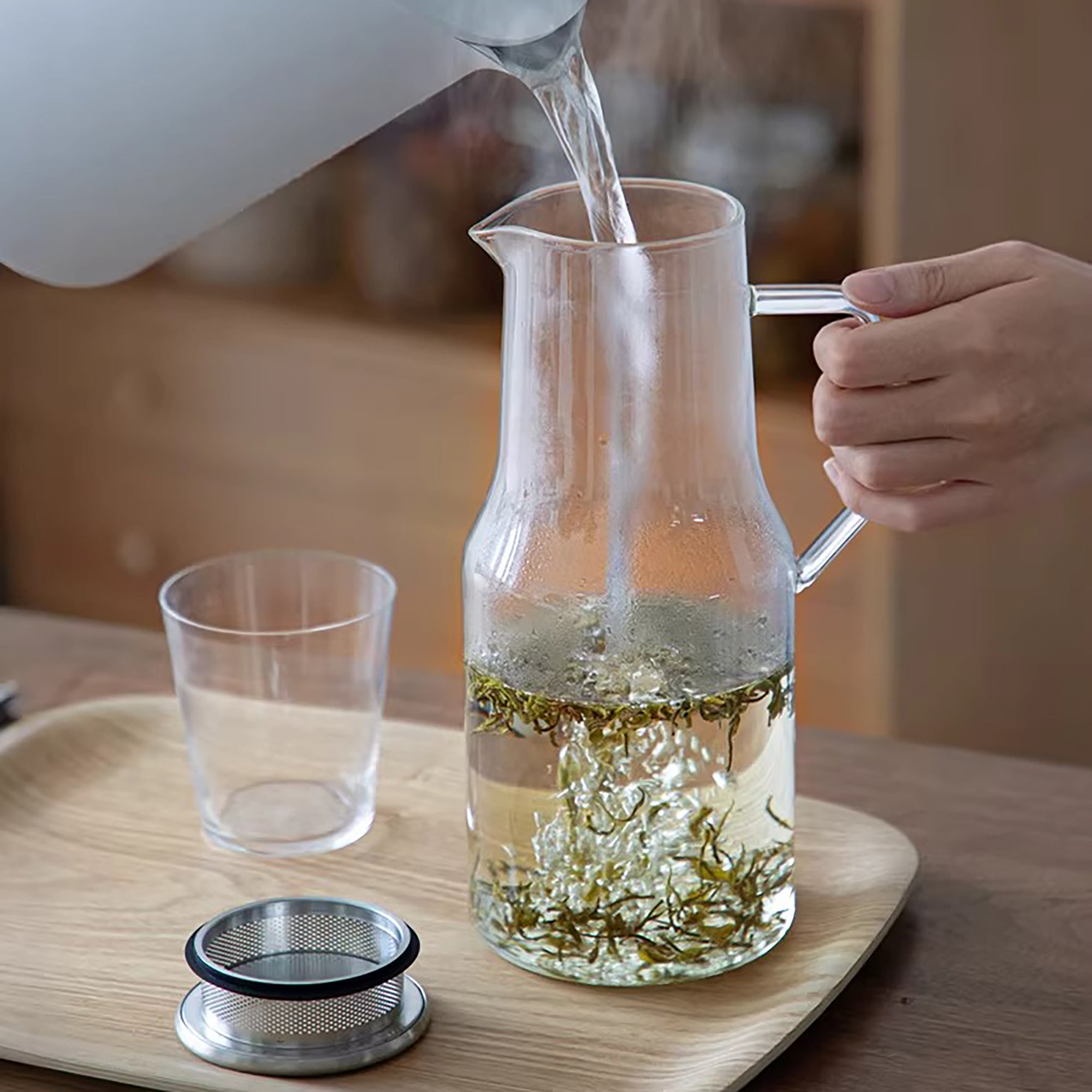 Carafe théière en verre grande capacité Shimoyama