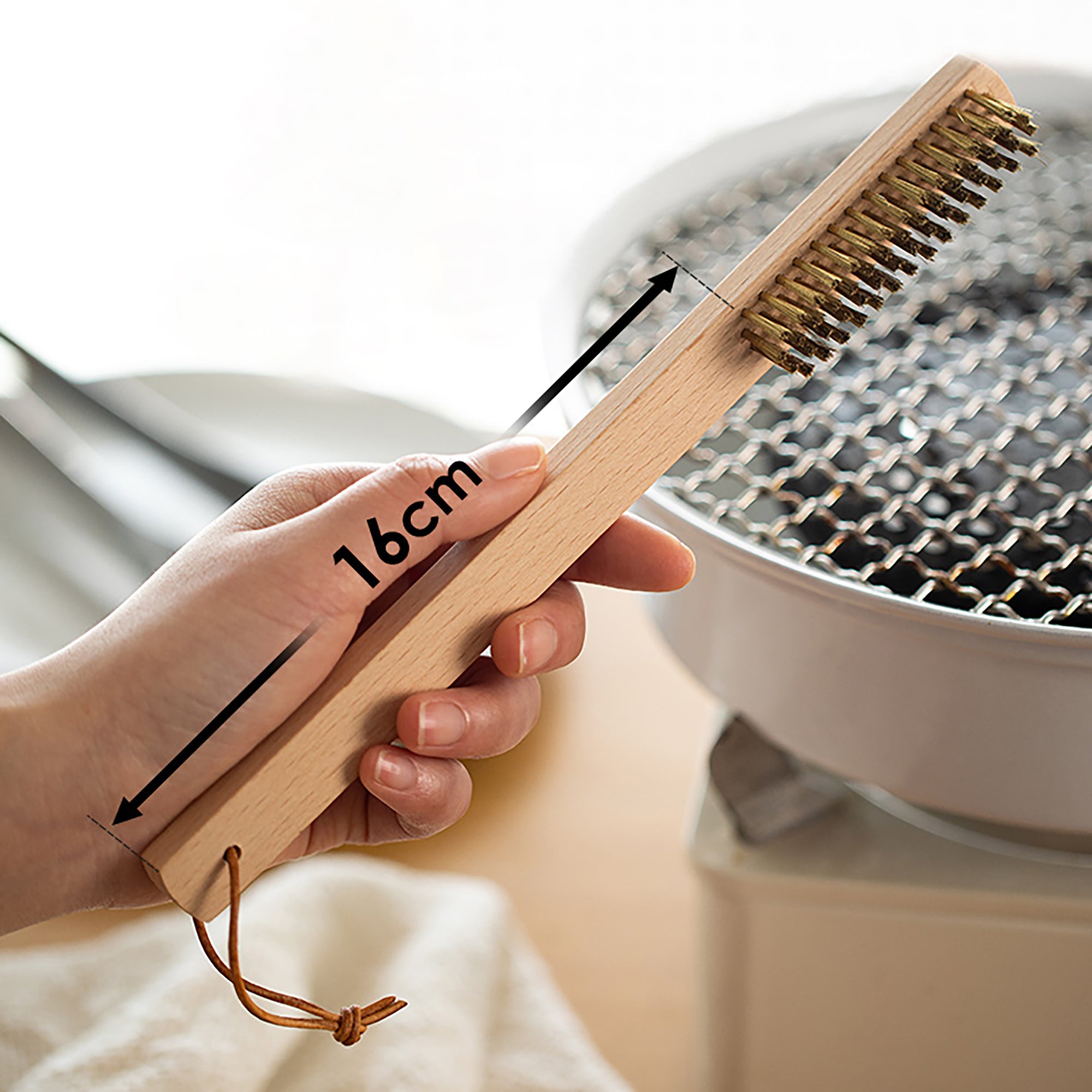 Brosse de nettoyage pour grille de barbecue Shimoyama