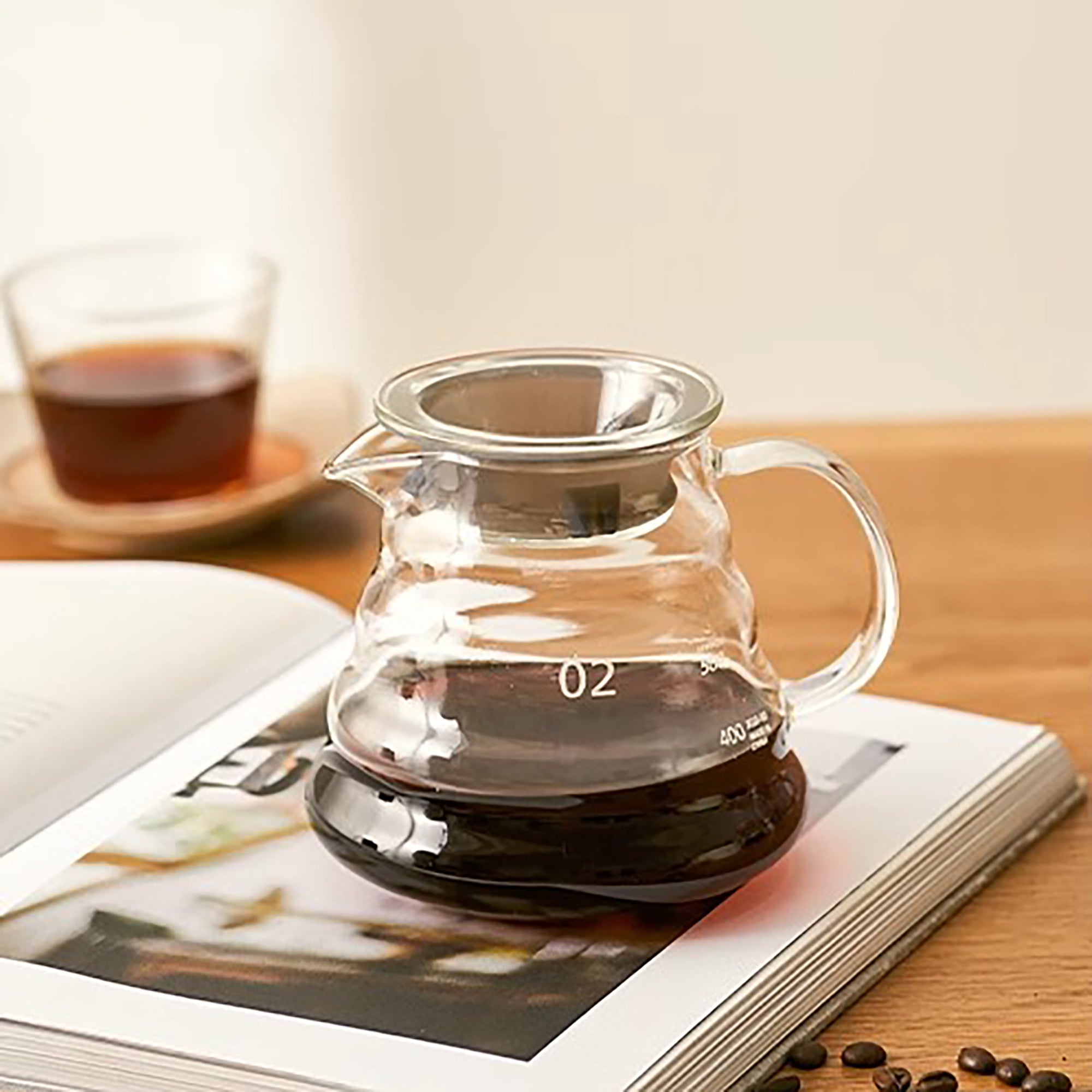 Carafe à café en verre