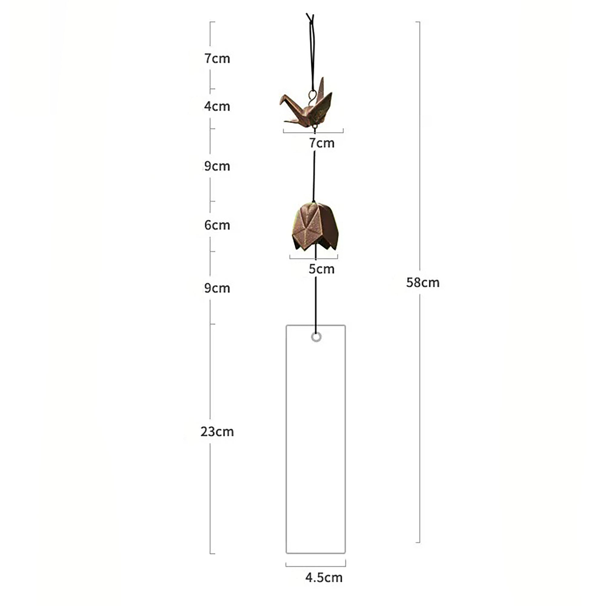 Carillon Grue en fonte Nambu IWACHU
