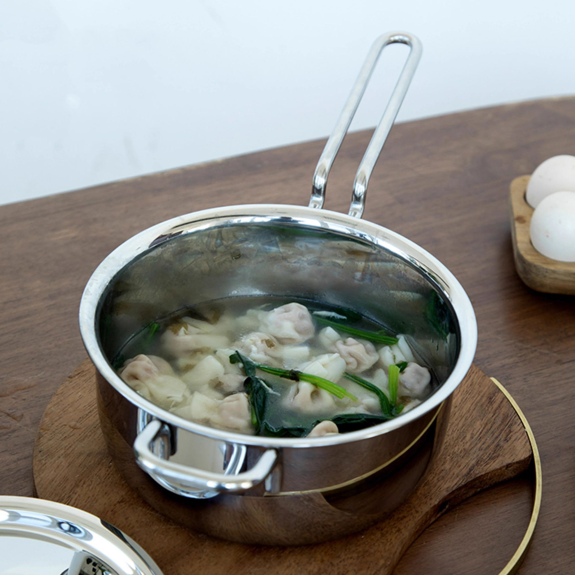Casserole japonaise haut de gamme en acier inoxydable