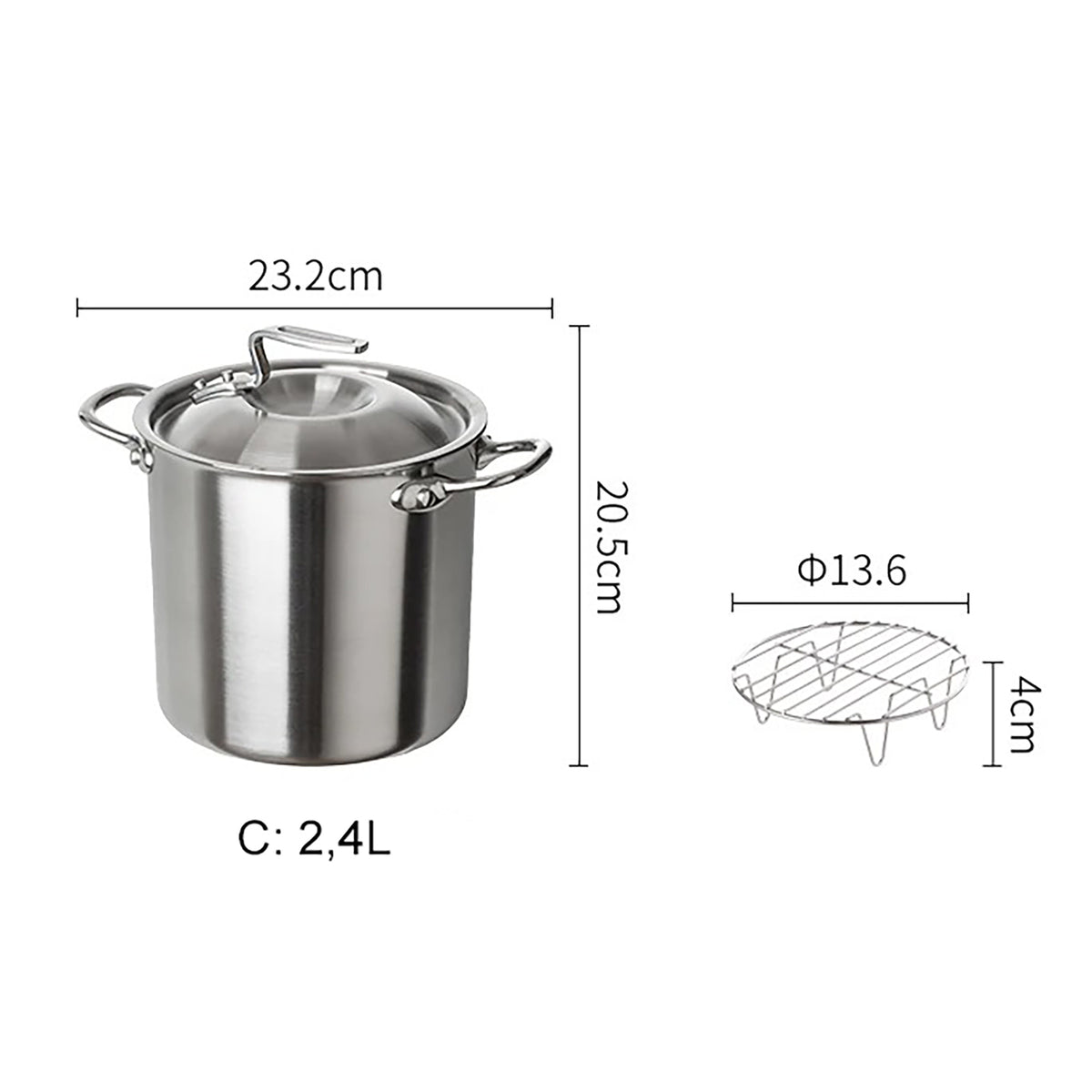 Marmite haute Shimoyama en inox
