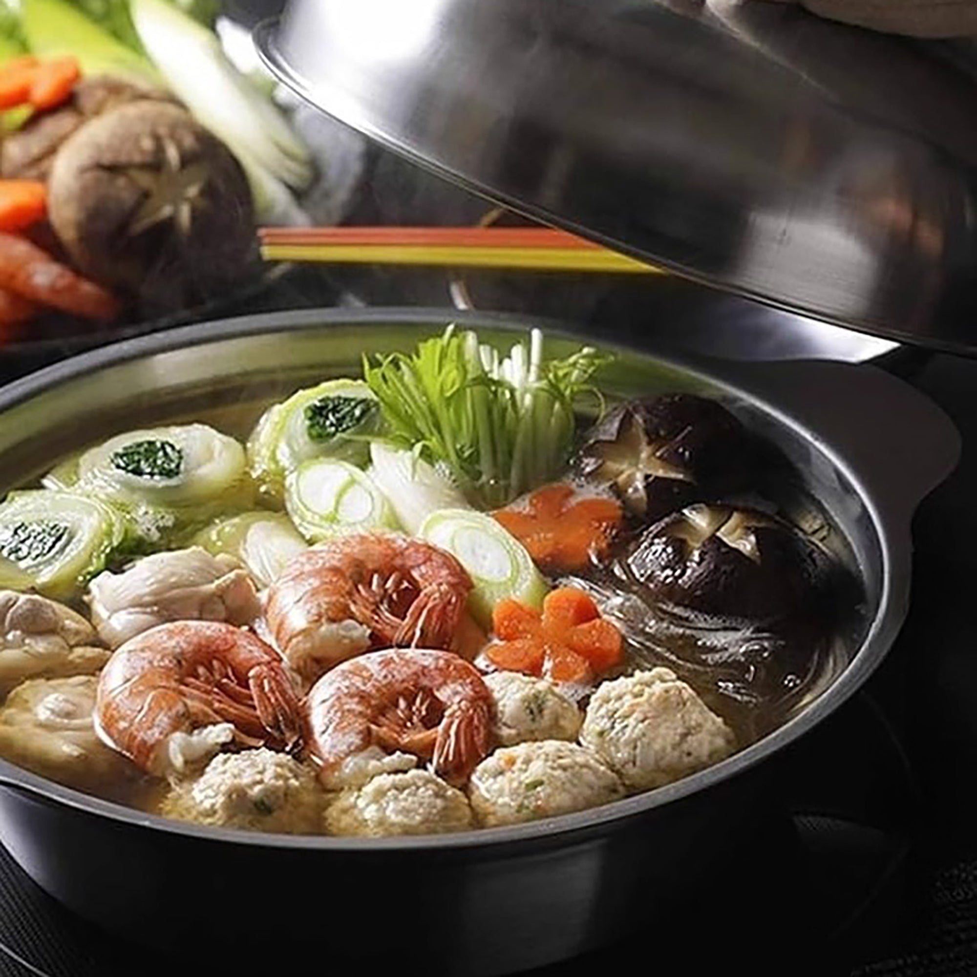 Casserole vapeur en acier inoxydable Shimomura