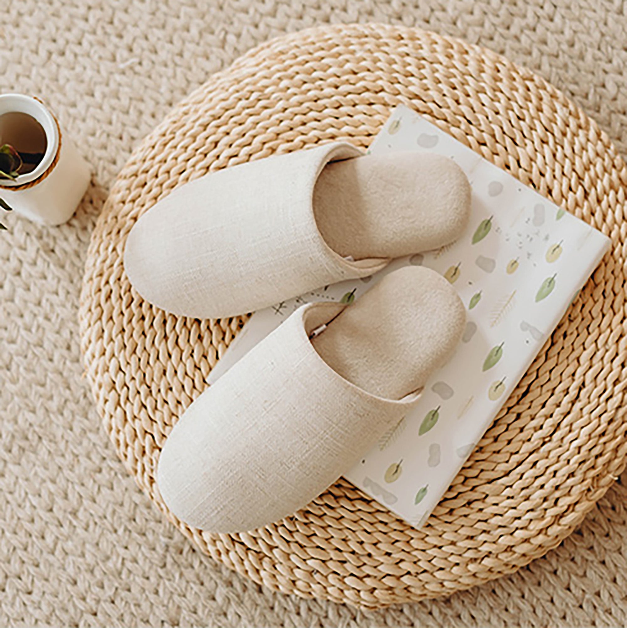 CHAUSSON en COTON avec DAIM