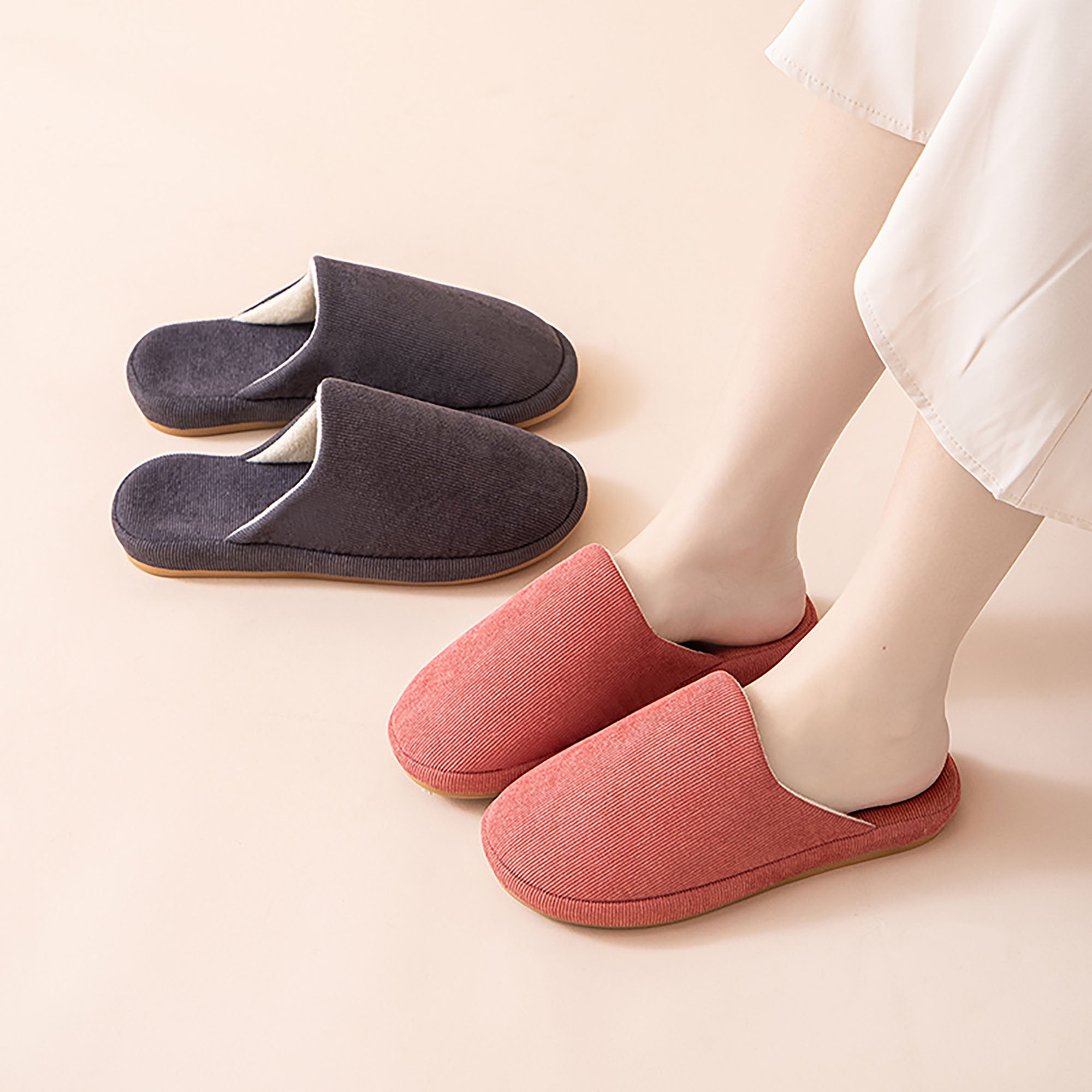 CHAUSSON en VELOUR au bout FERME