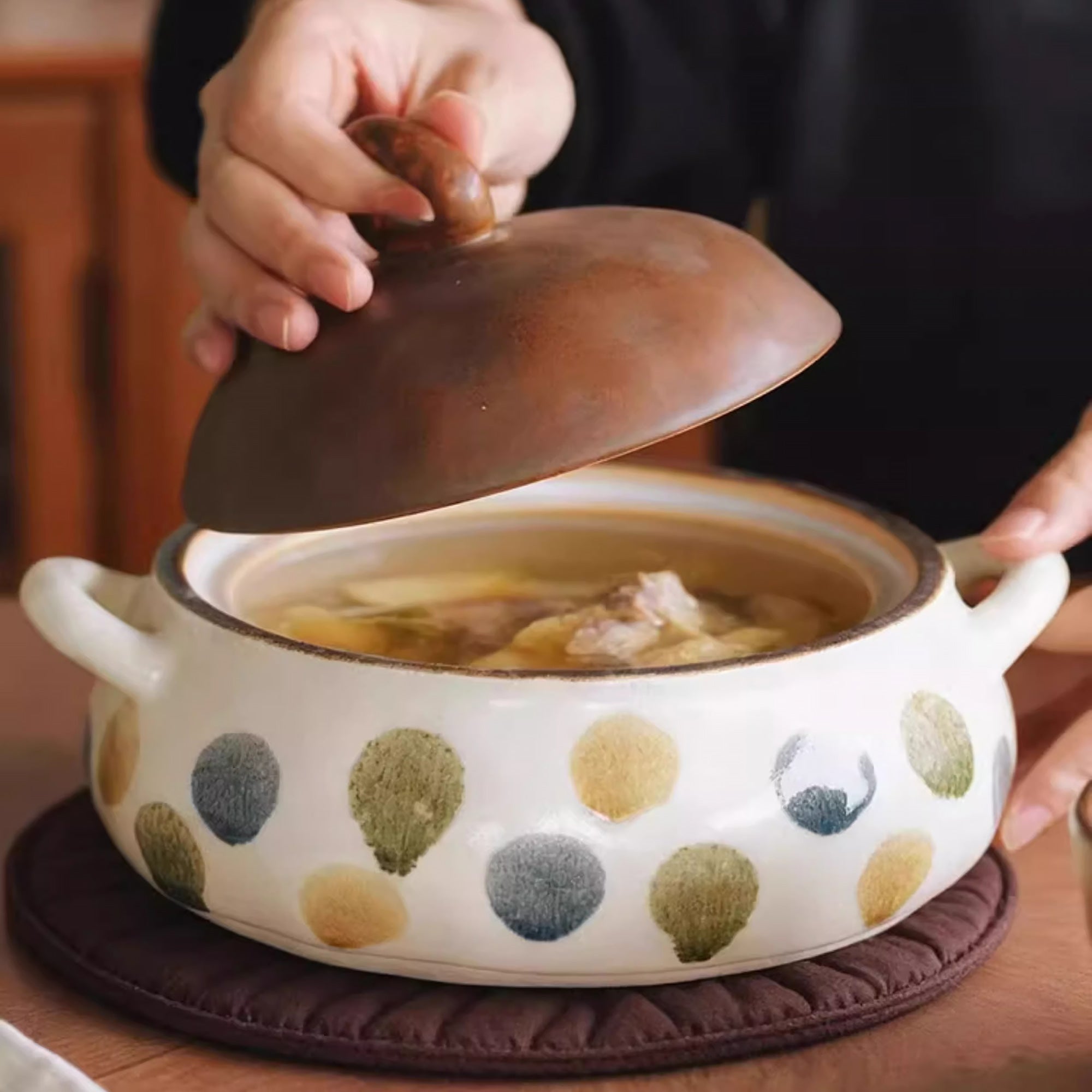 Marmite en céramique artisanale