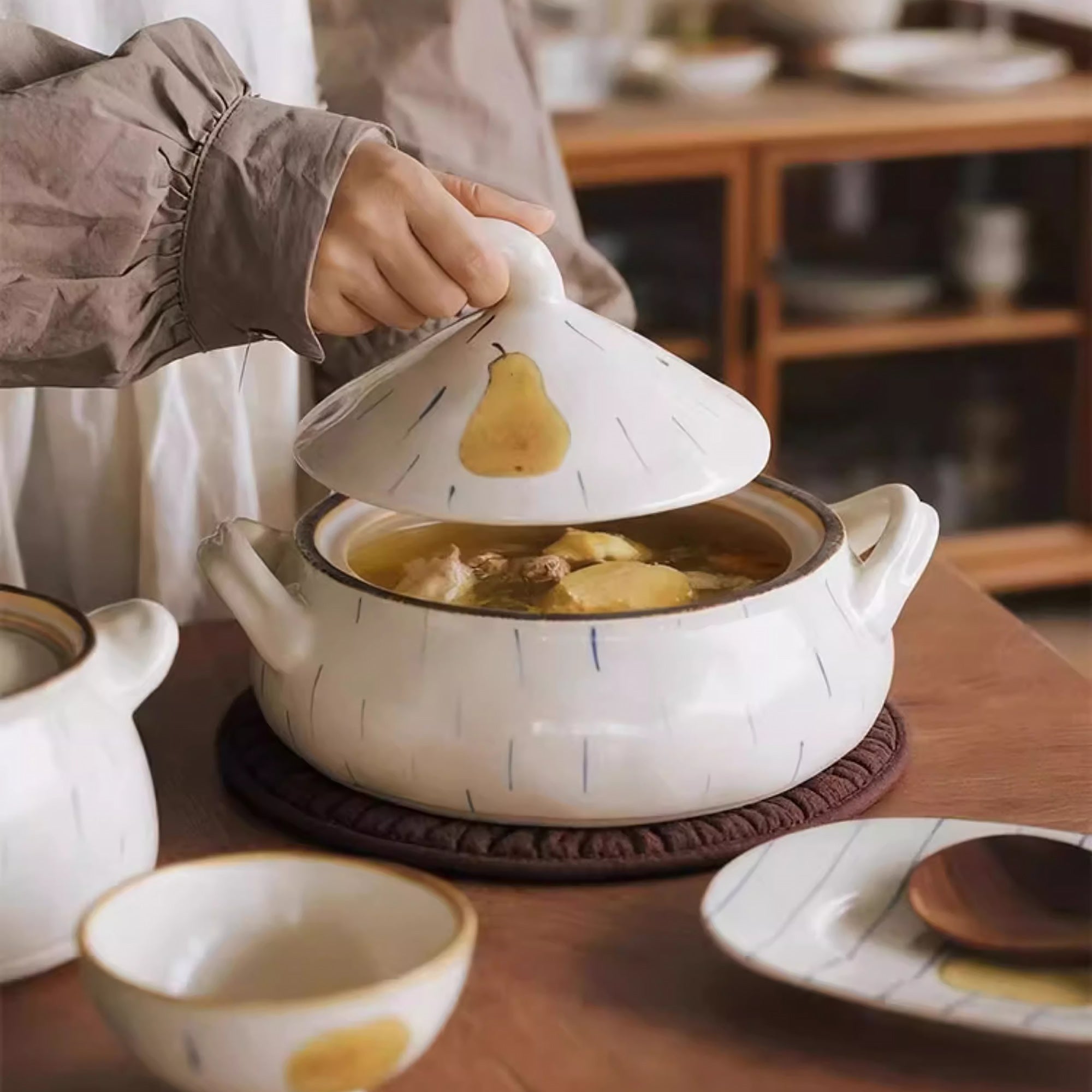 Marmite en céramique artisanale