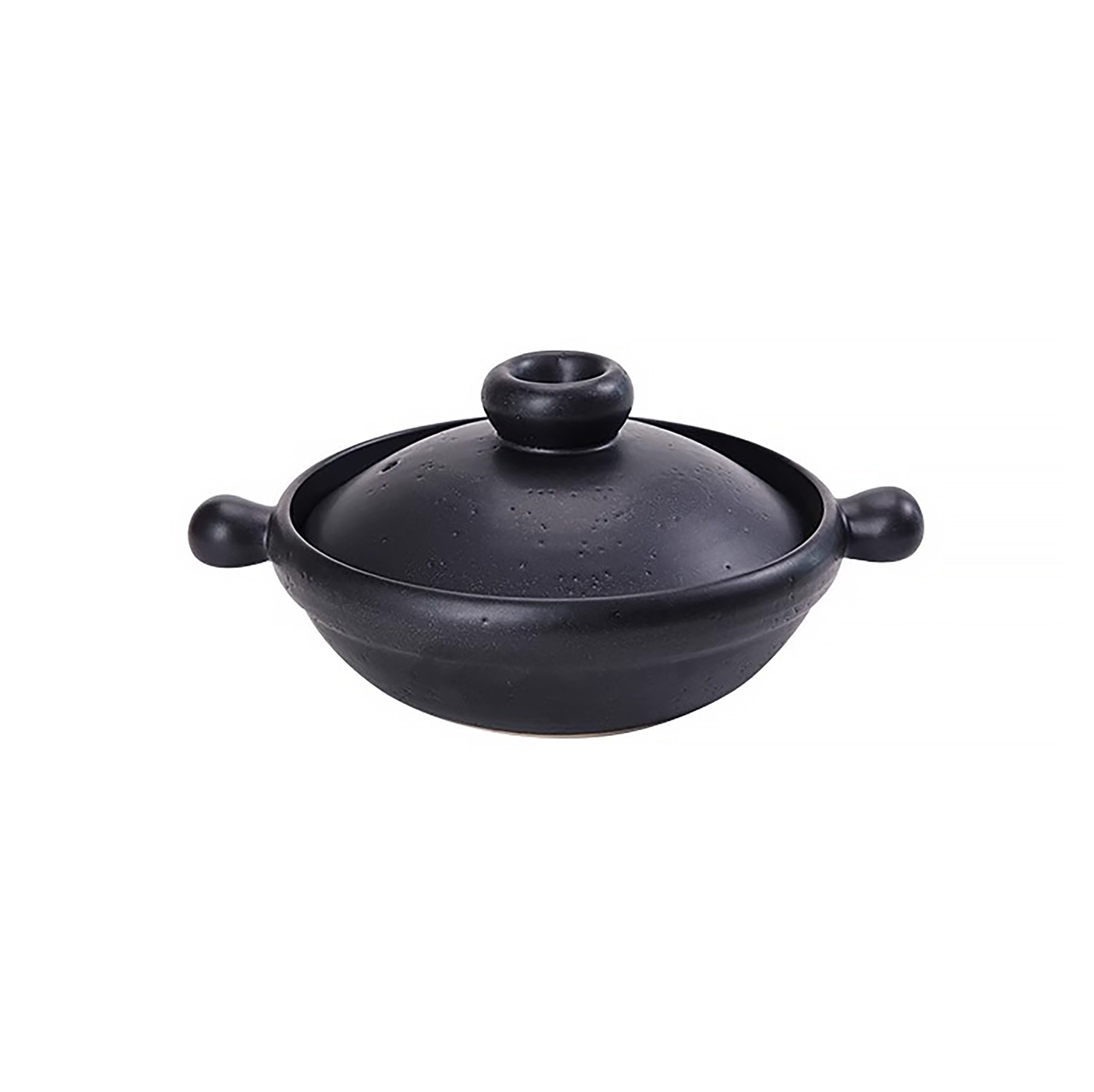 Donabe minimaliste Banko-yaki à poignées arrondies