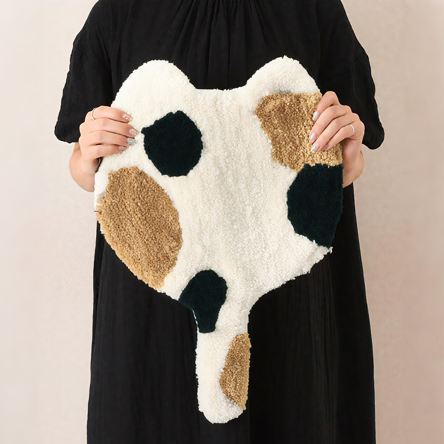 Coussin de chaise en peluche Shimoyama