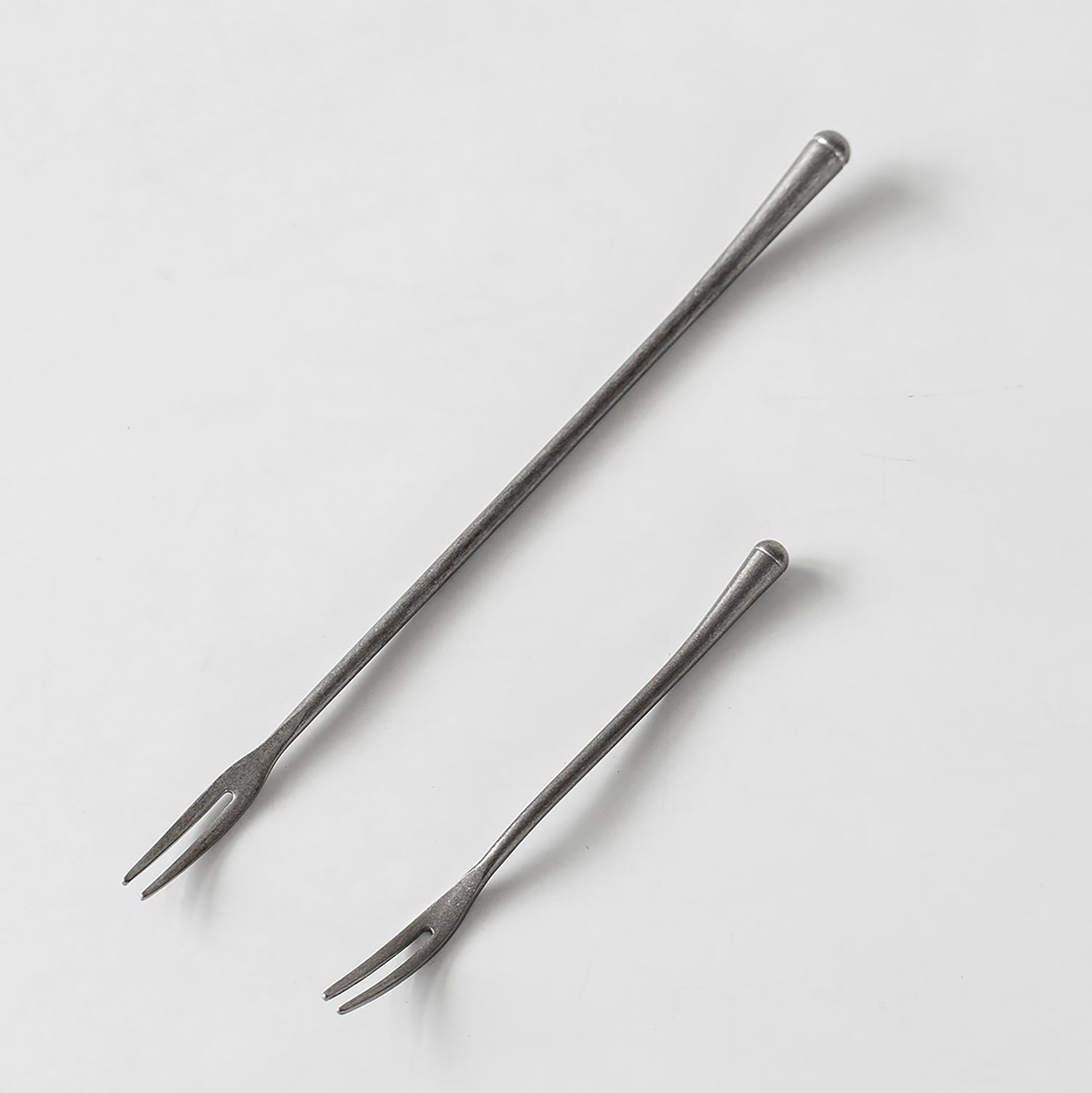 Couverts japonais en acier inoxydable avec finition mate vintage