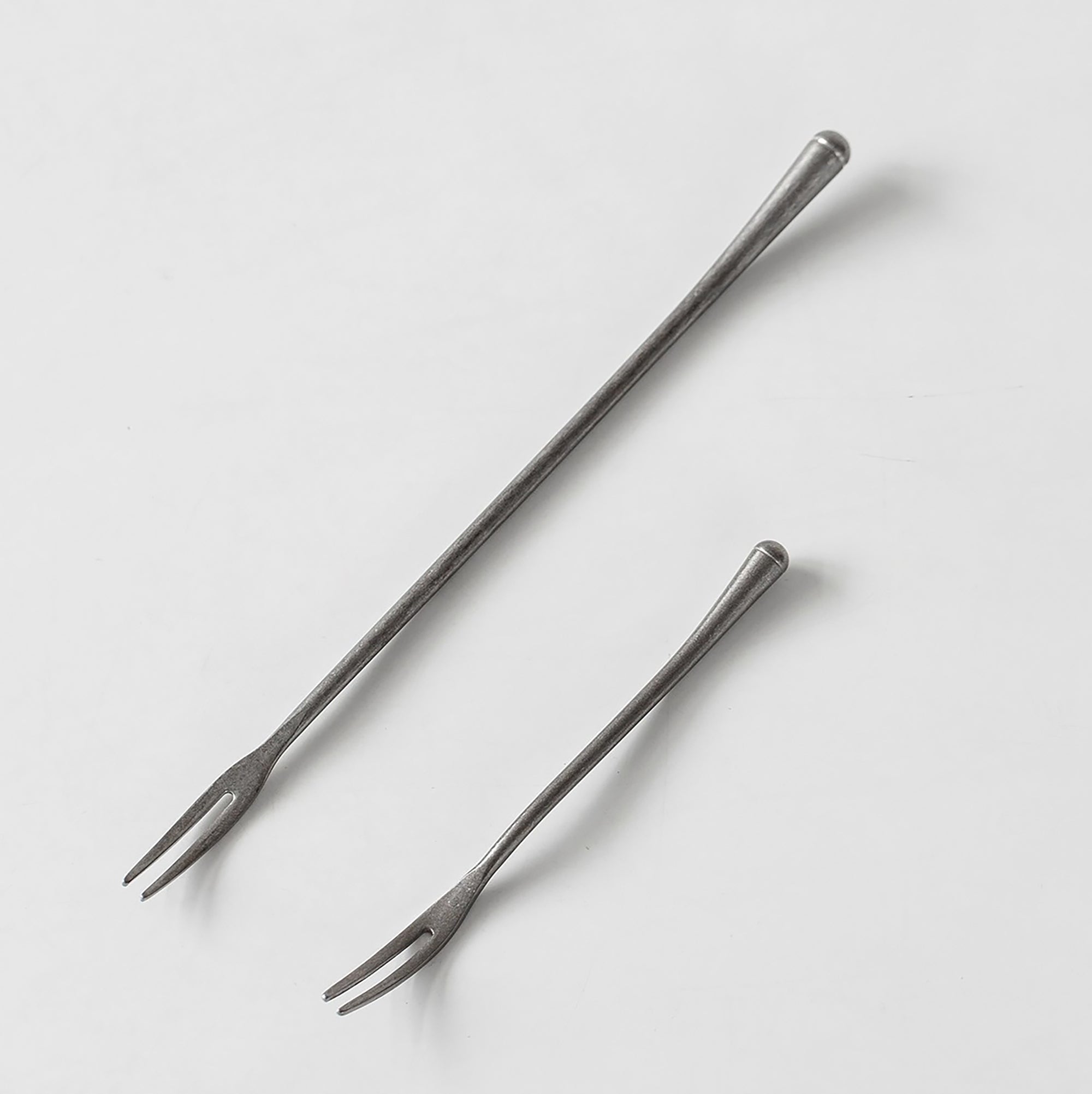 Couverts japonais en acier inoxydable avec finition mate vintage