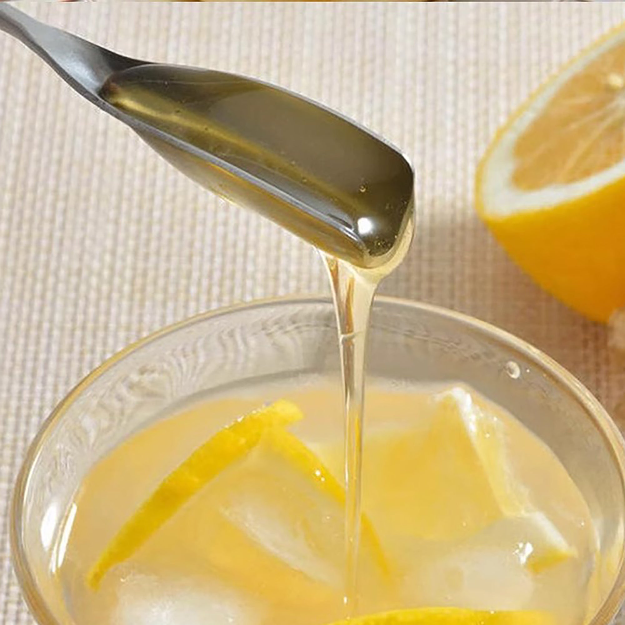 Cuillère à miel japonaise en acier inoxydable