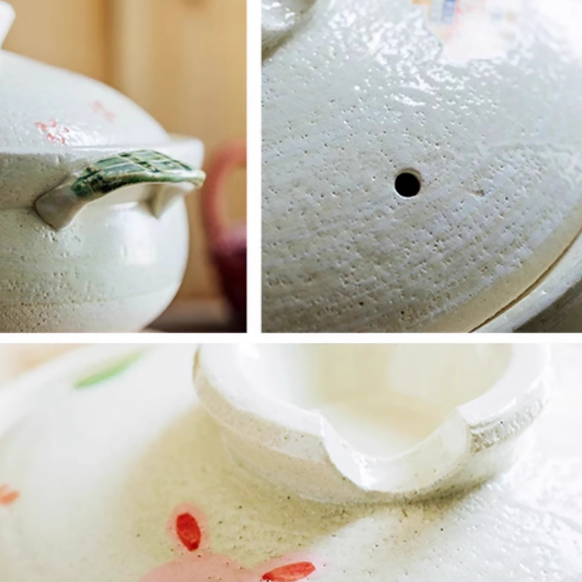 Donabe Banko-yaki fait main avec motif lapin