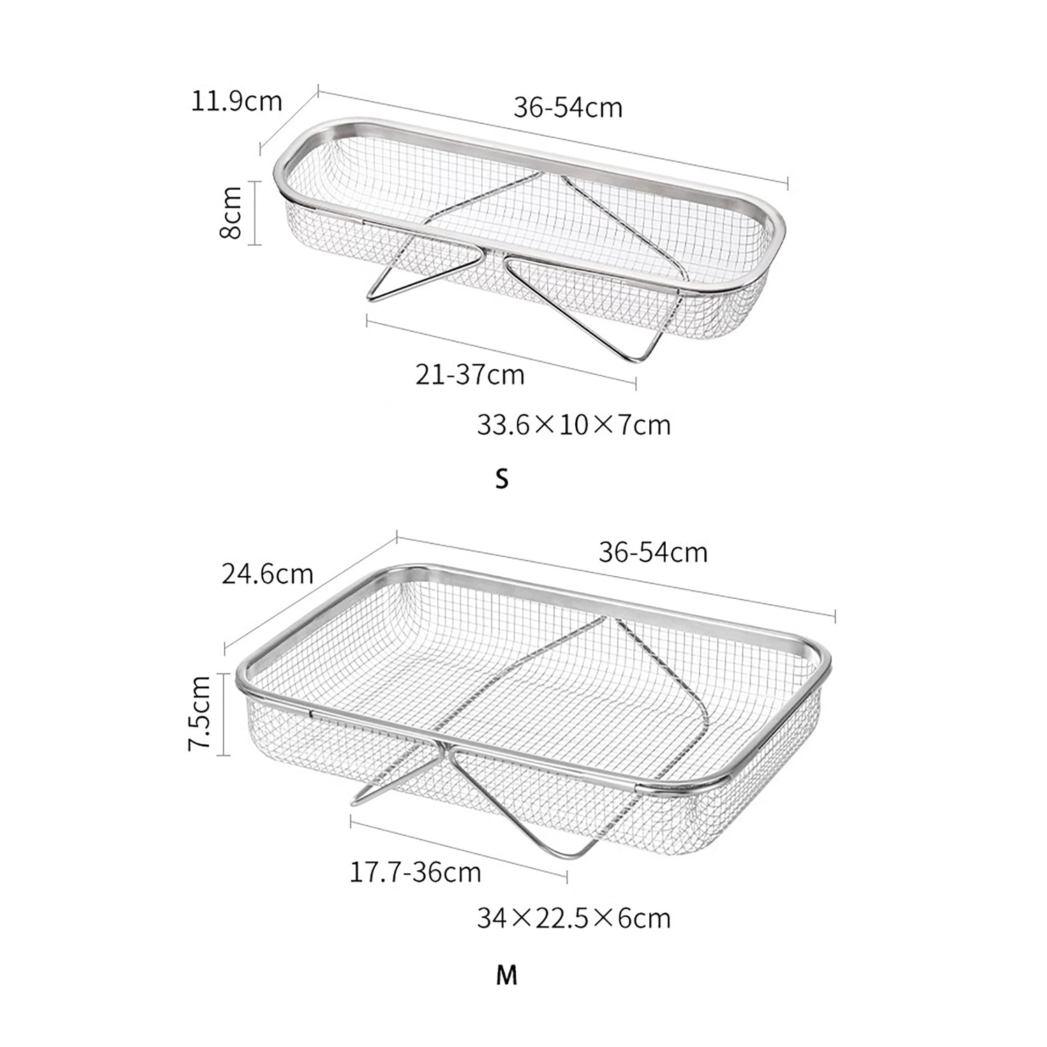 Égouttoir extensible en inox Shimoyama