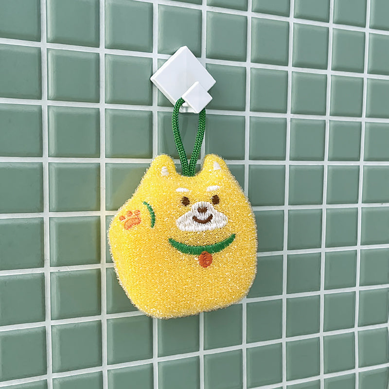 Éponge de cuisine japonaise motif porte-bonheur