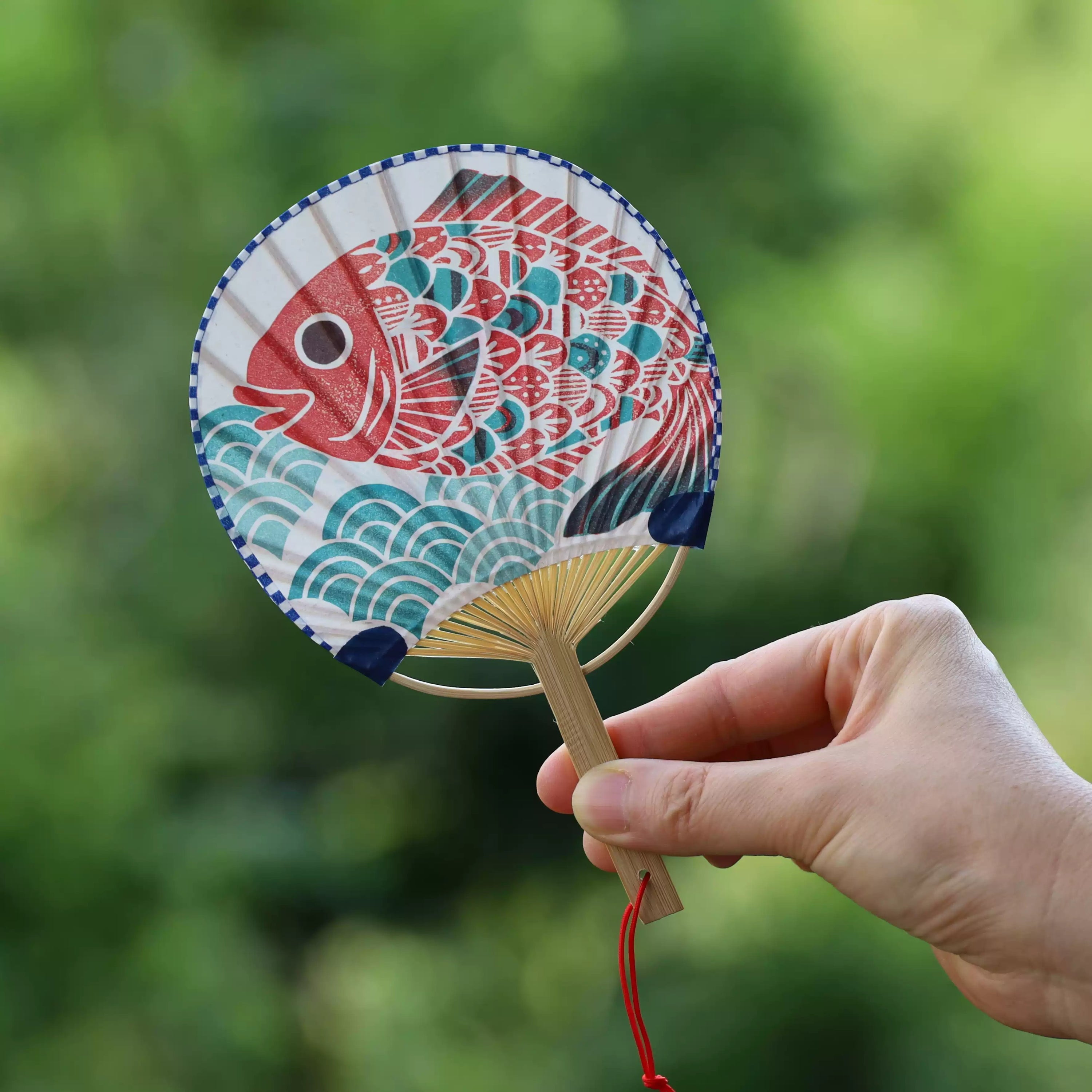 Mini éventail japonais uchiwa